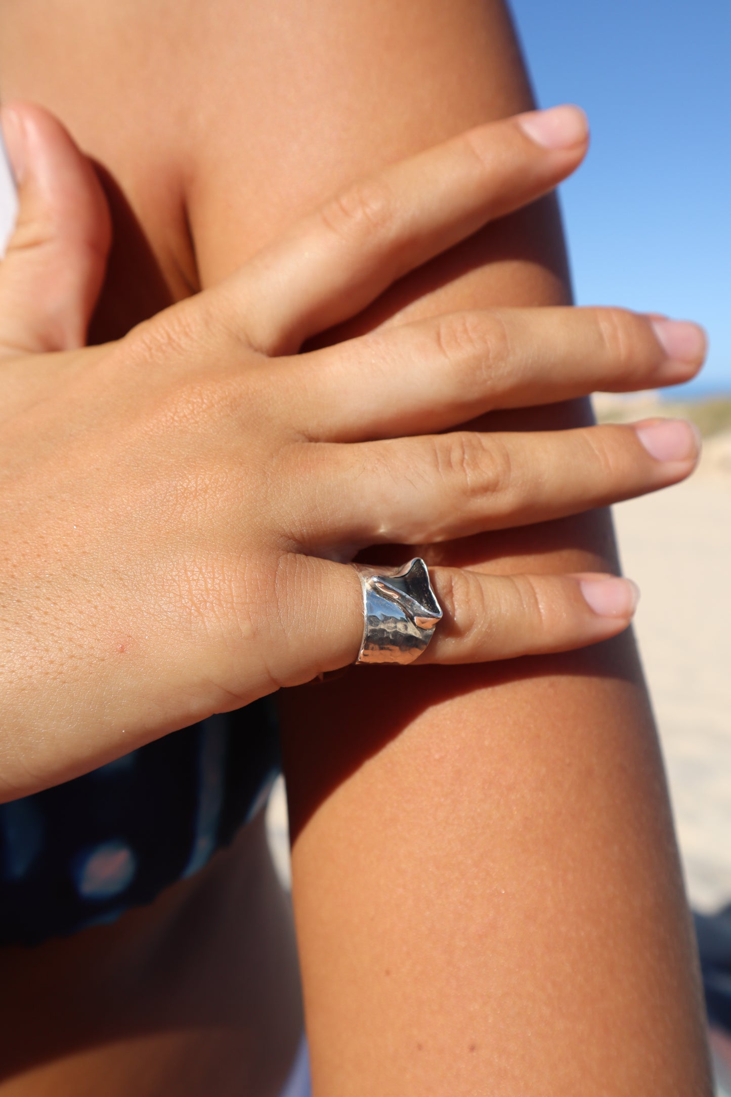 Shark Tooth Signet Ring SIZE I - 4 1/4