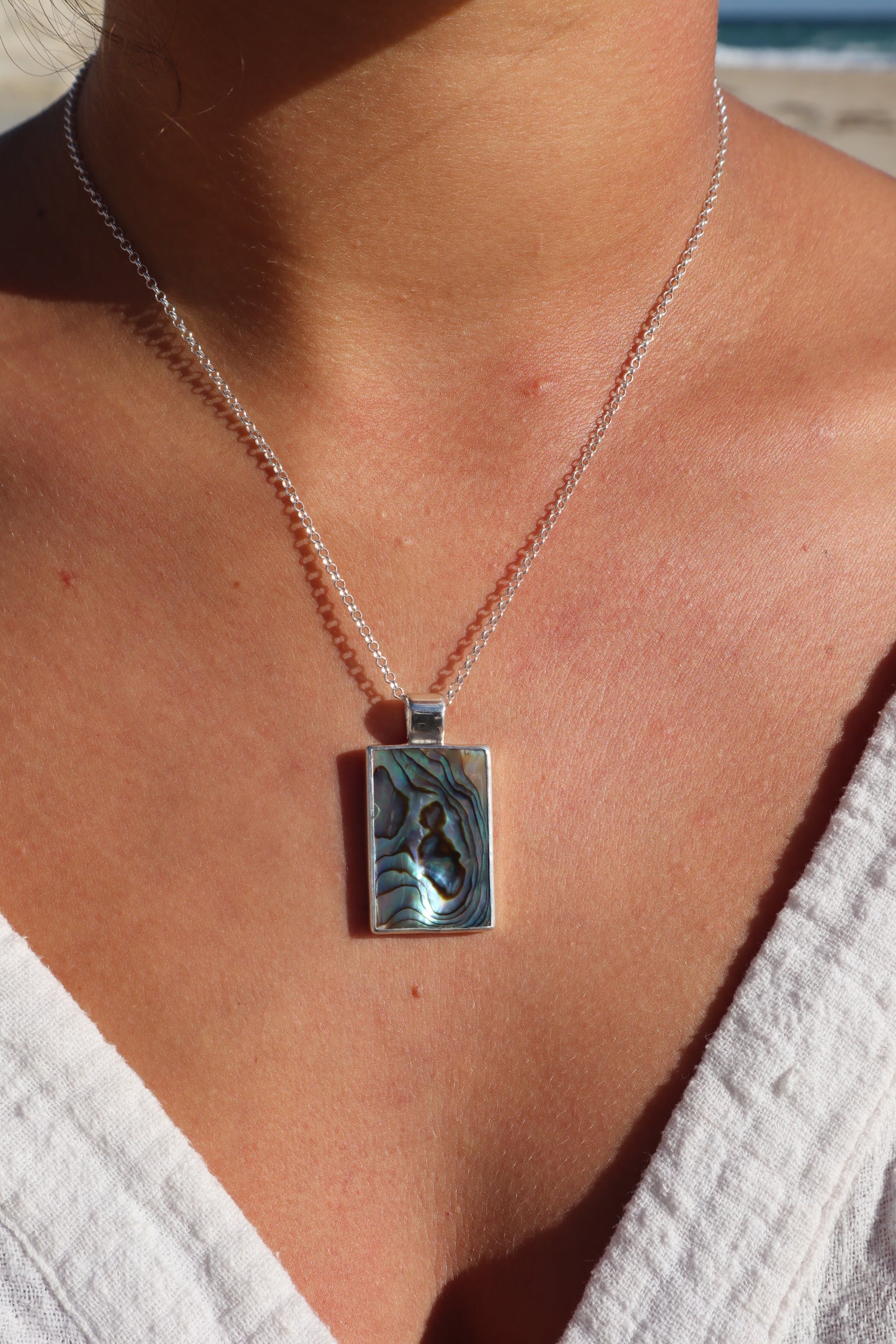 Chunky Abalone Pendant