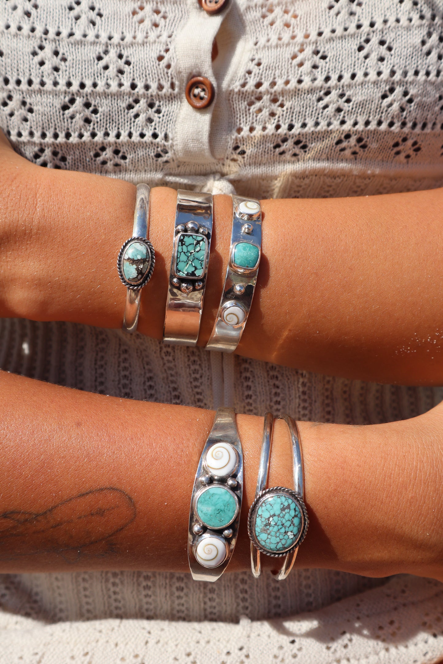 Twisted Turquoise Cuff