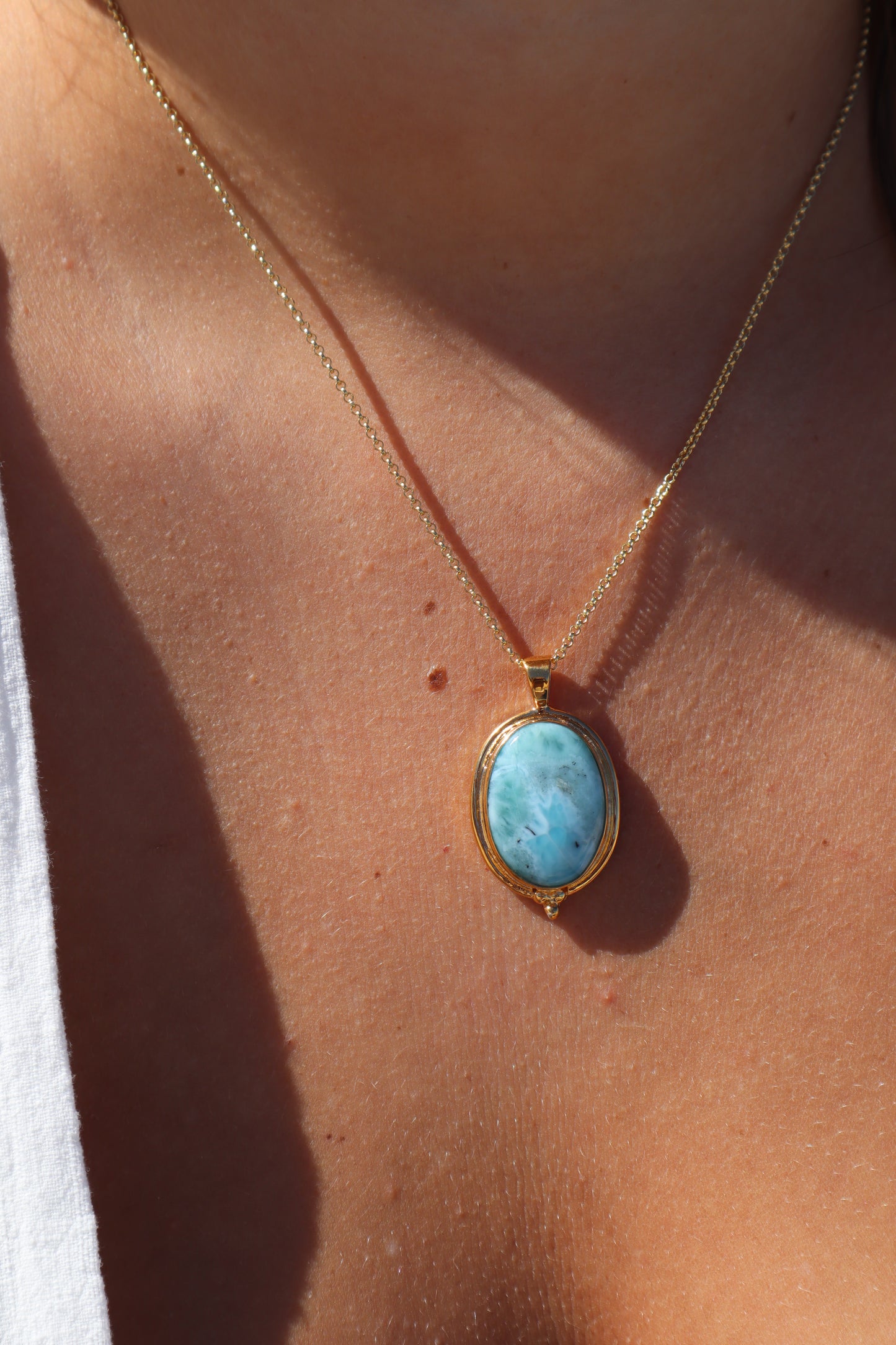 Larimar Pendant