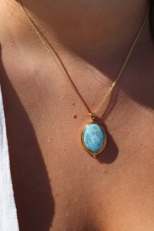 Larimar Pendant