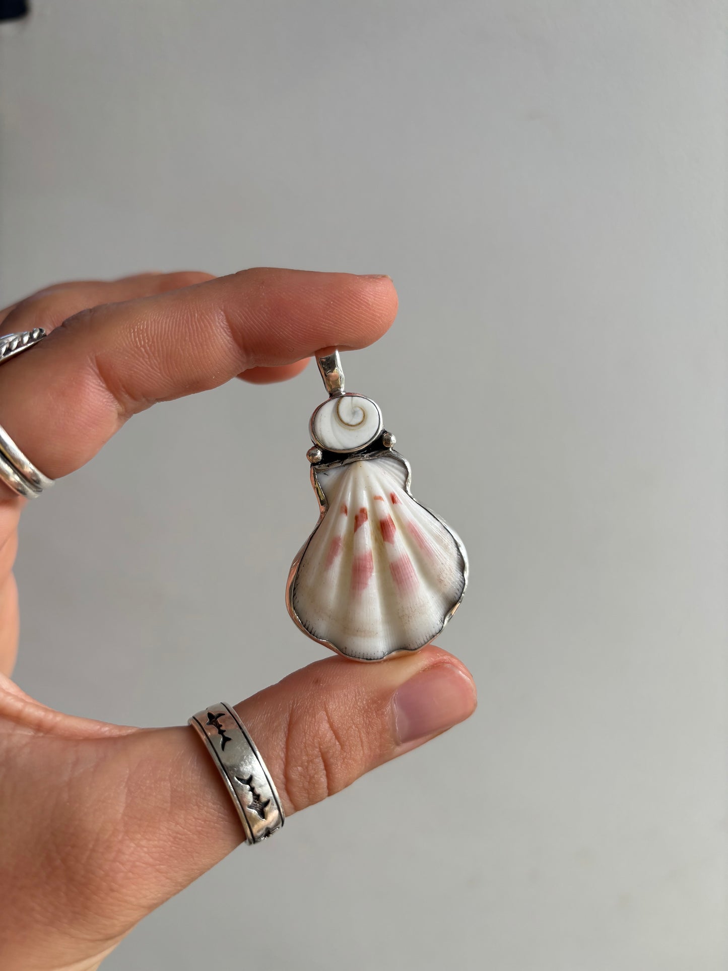 Operculum Sea Fan Pendant