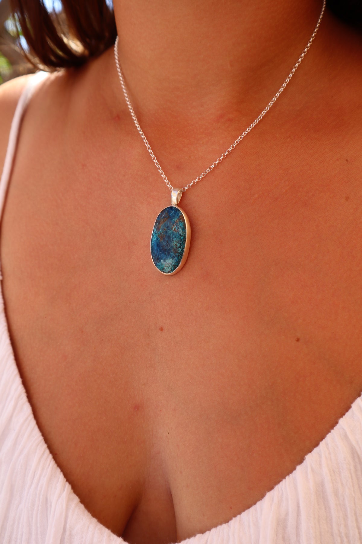 Shattuckite Eagle Ray Pendant