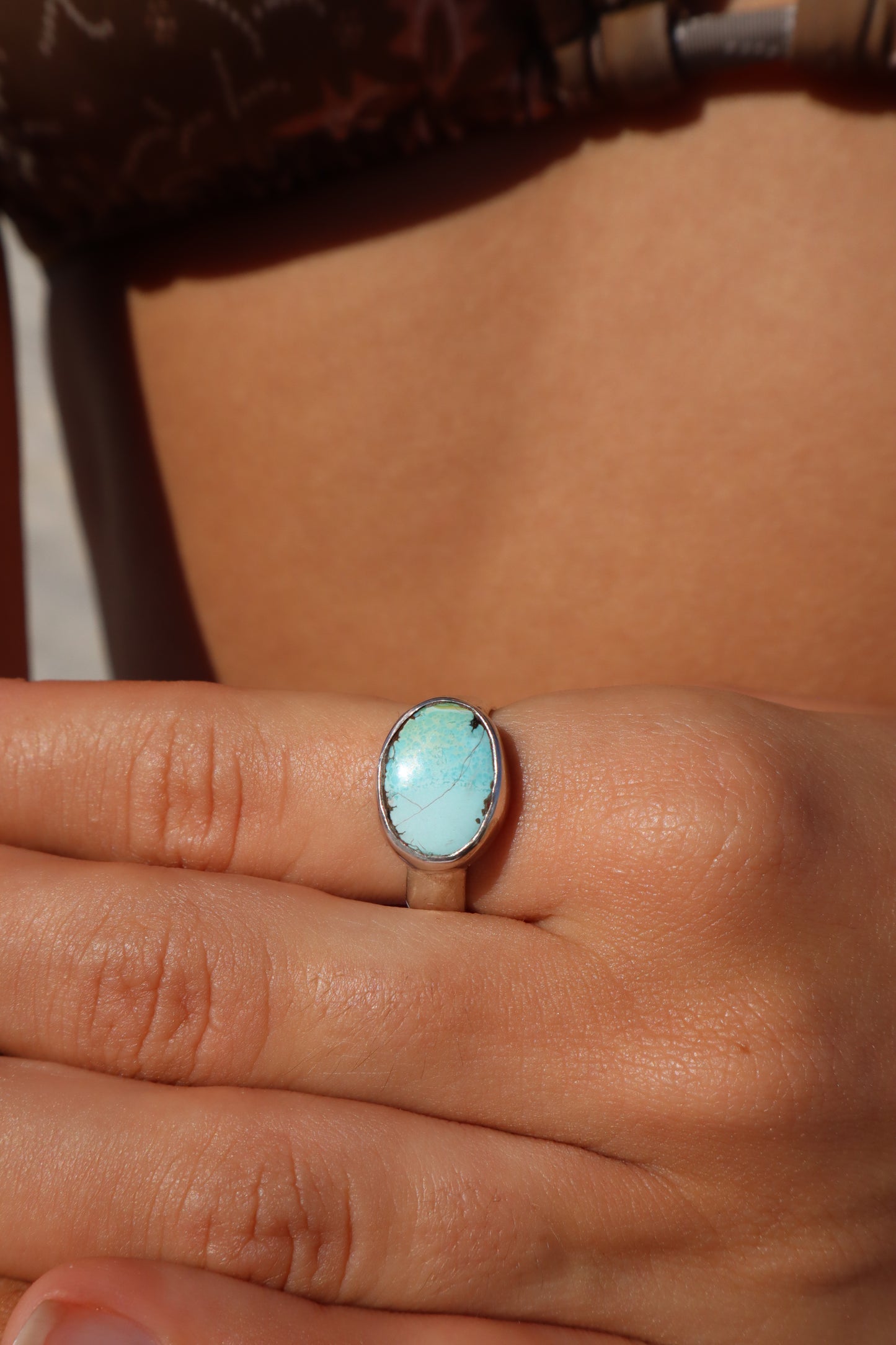 Turquoise Ring SIZE 0 1/2 - 7 1/2