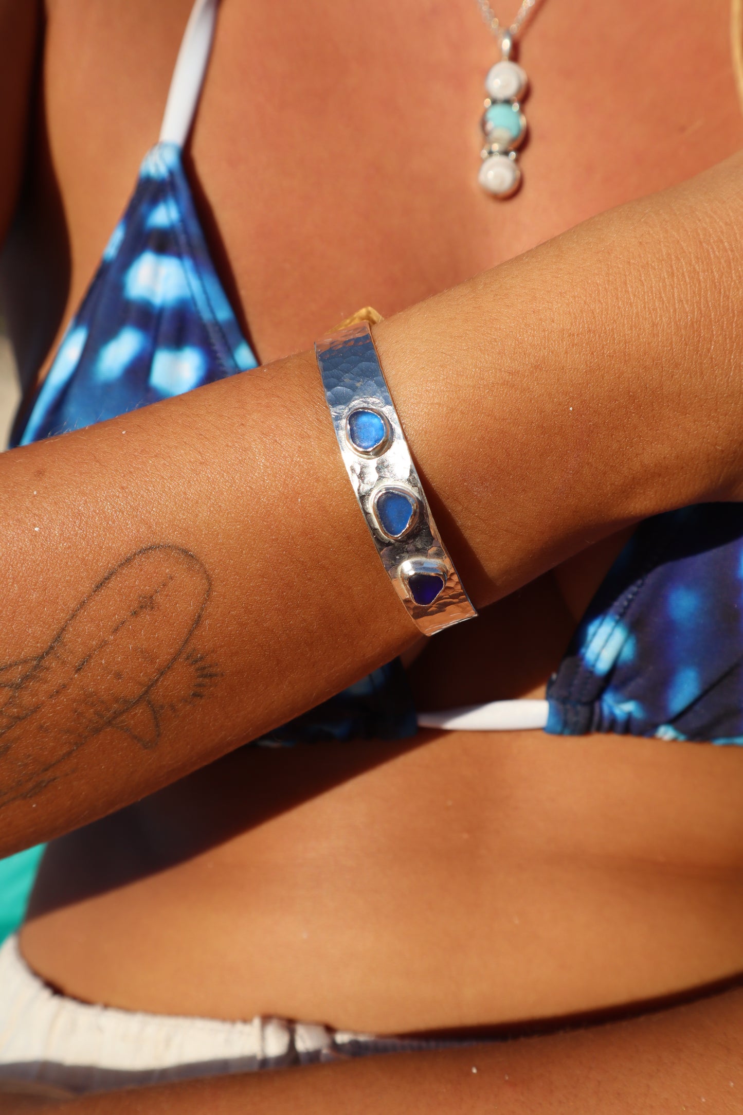 Triple Seaglass Marella Cuff