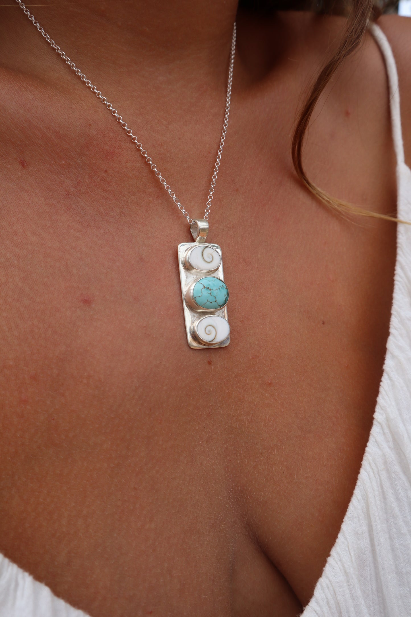 Turquoise Sea Stack Pendant