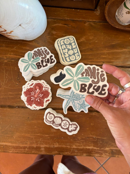 Tanji Blue Sticker