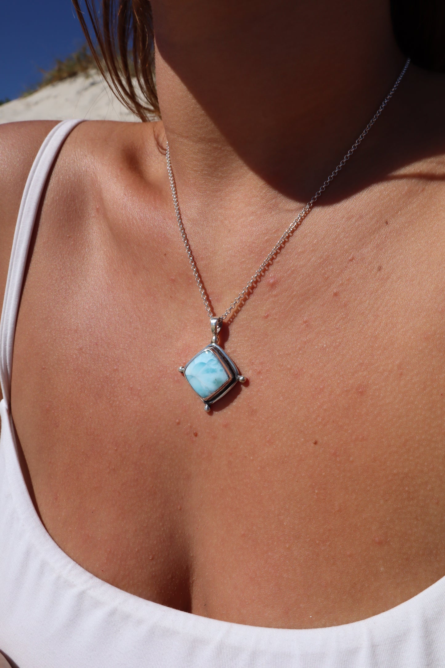 Larimar Pendant