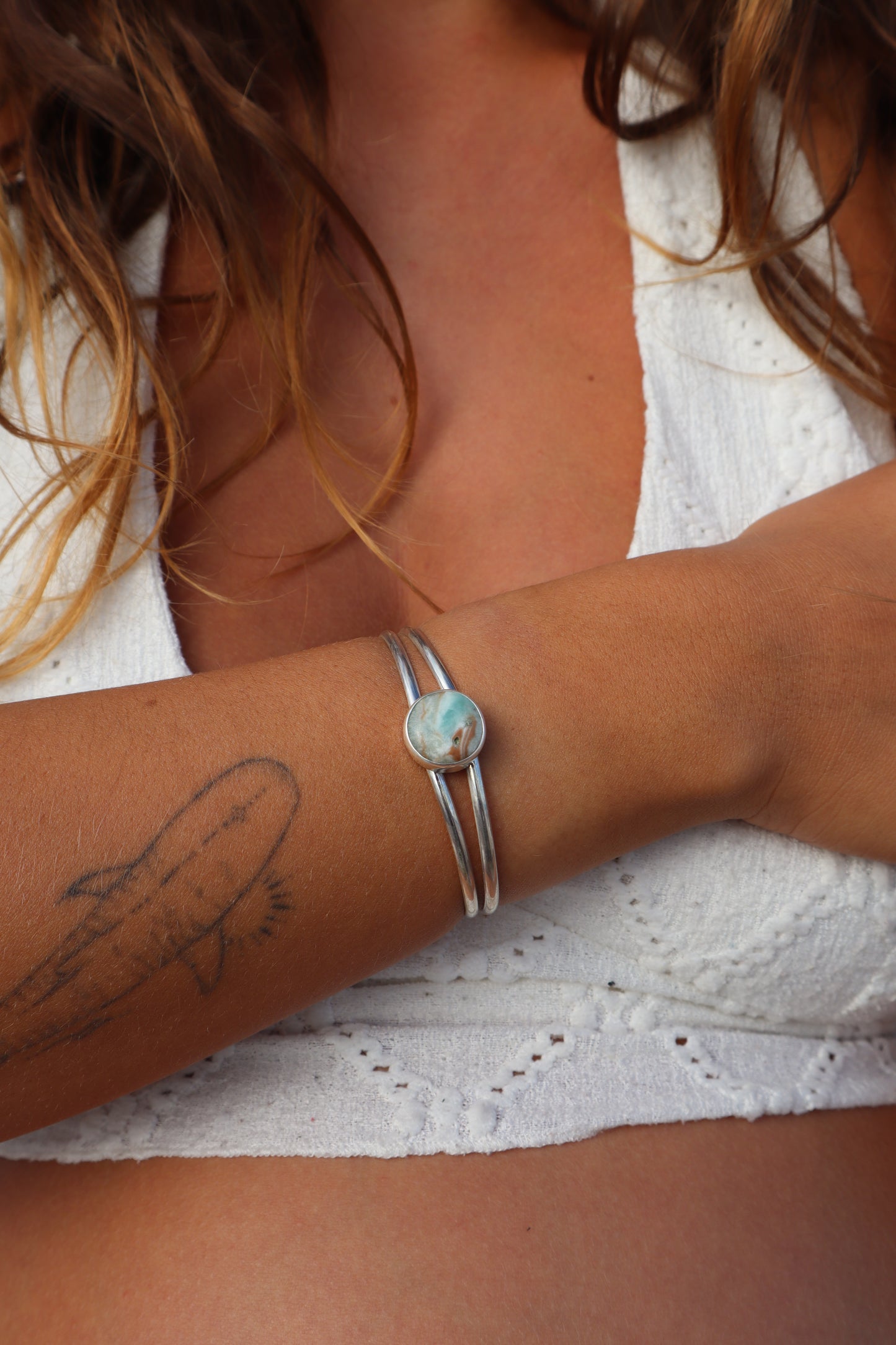 Carribean Calcite Tidal Cuff
