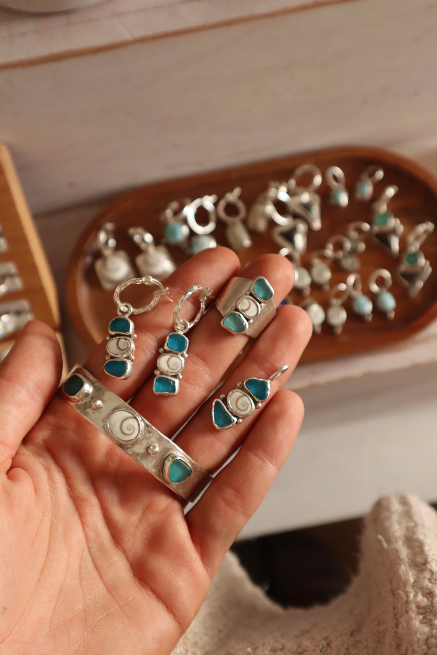 Sea Charm Ring SIZE O 1/2 - 7 1/2