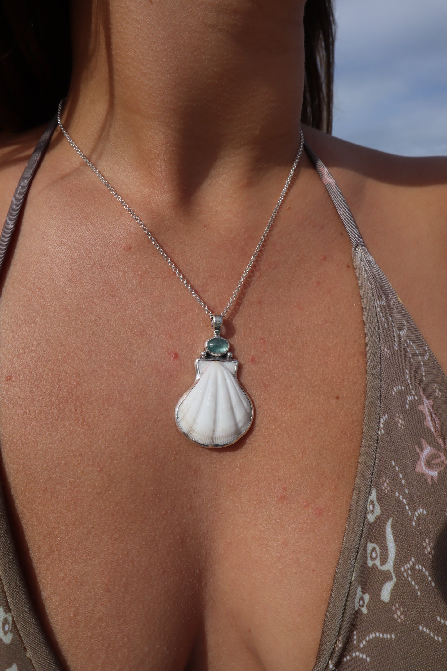 Kyanite Sea Fan Pendant