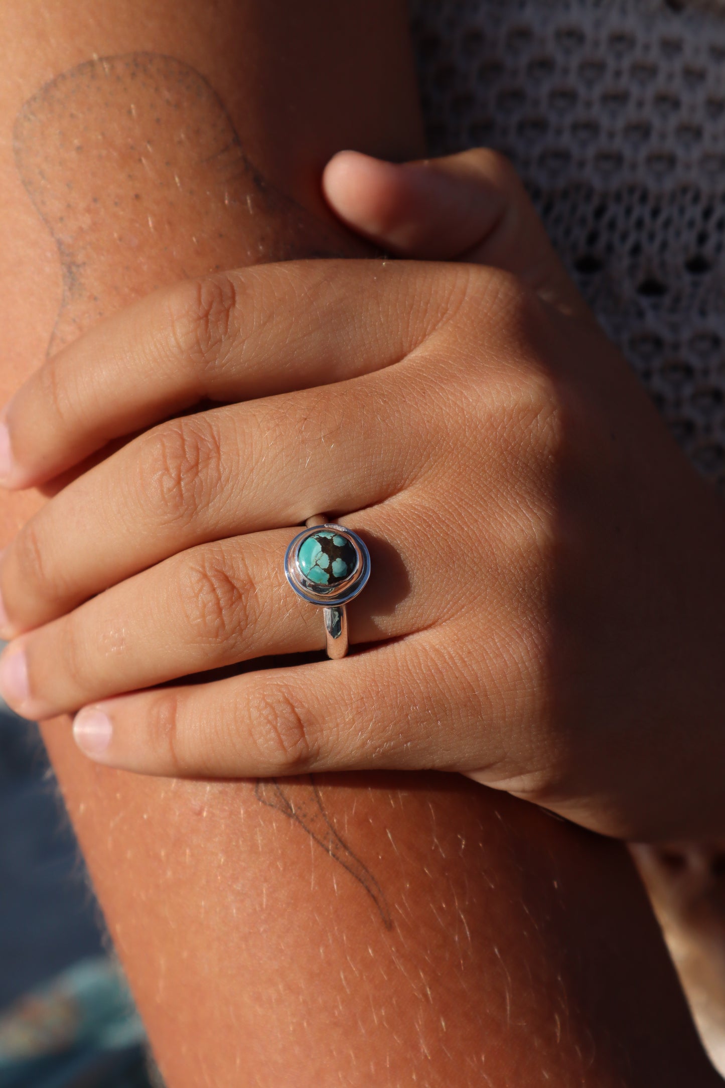 Dainty Turquoise Ring SIZE N 1/2 - 7