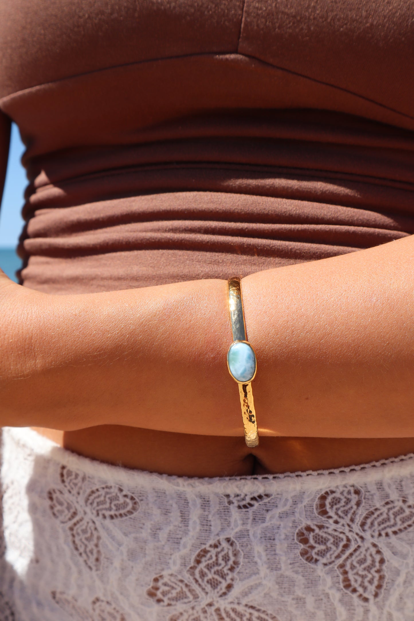 Larimar Wanderer Cuff