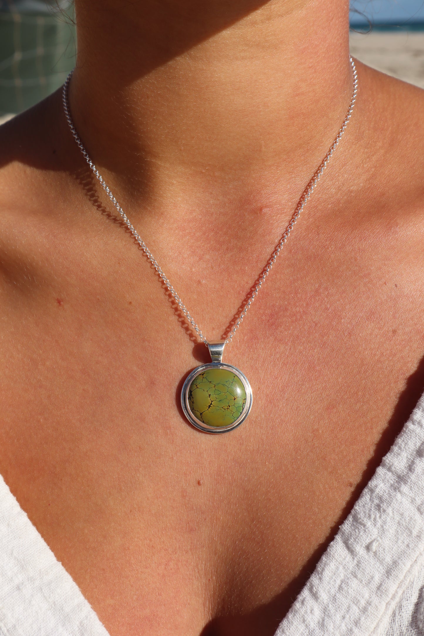 Green Turquoise Pendant