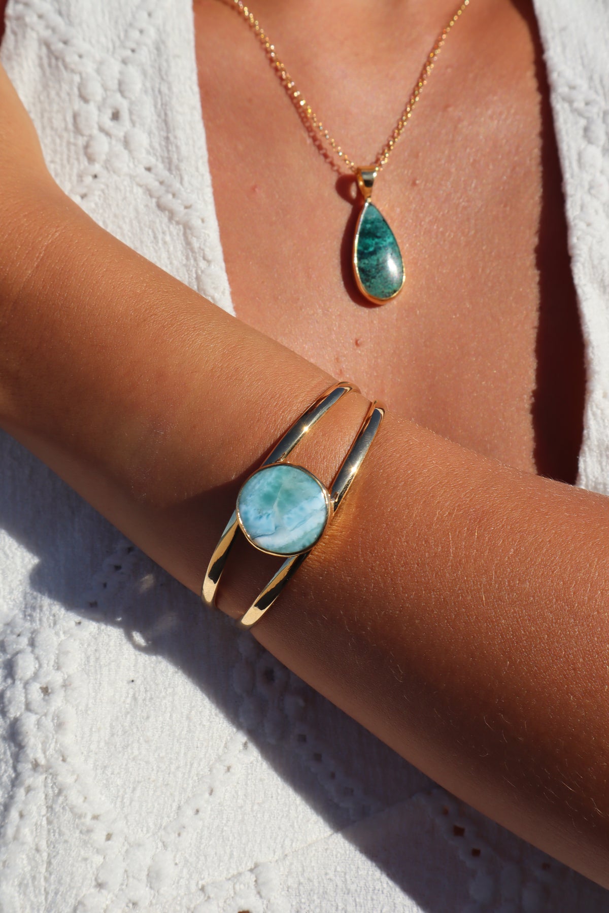 Larimar Tidal Cuff