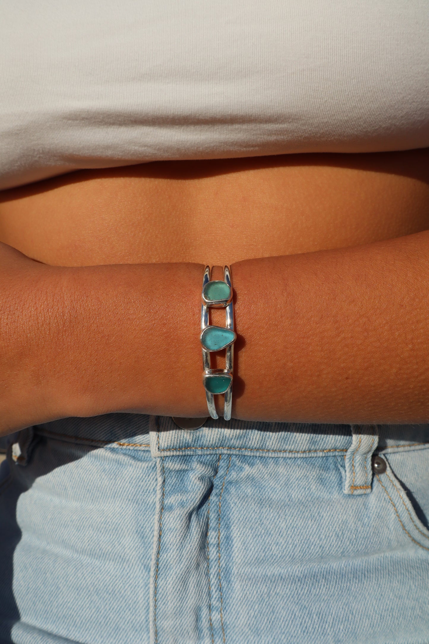 Seaglass Tidal Cuff