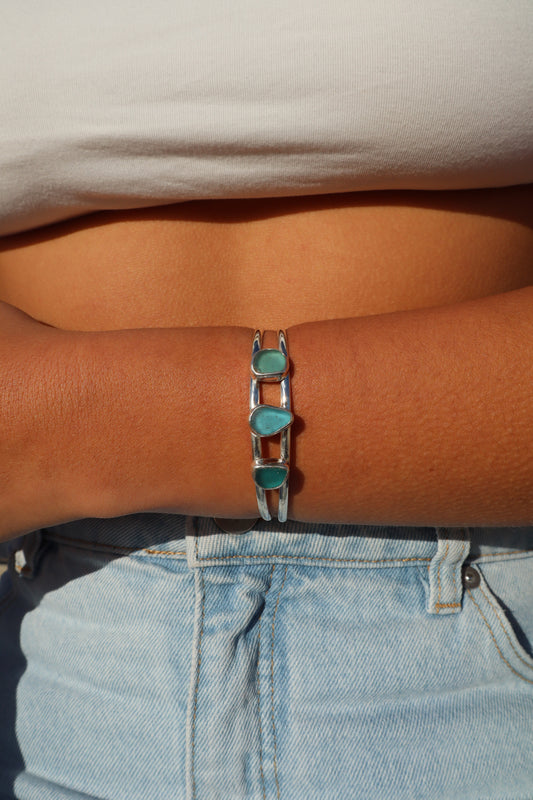 Seaglass Tidal Cuff