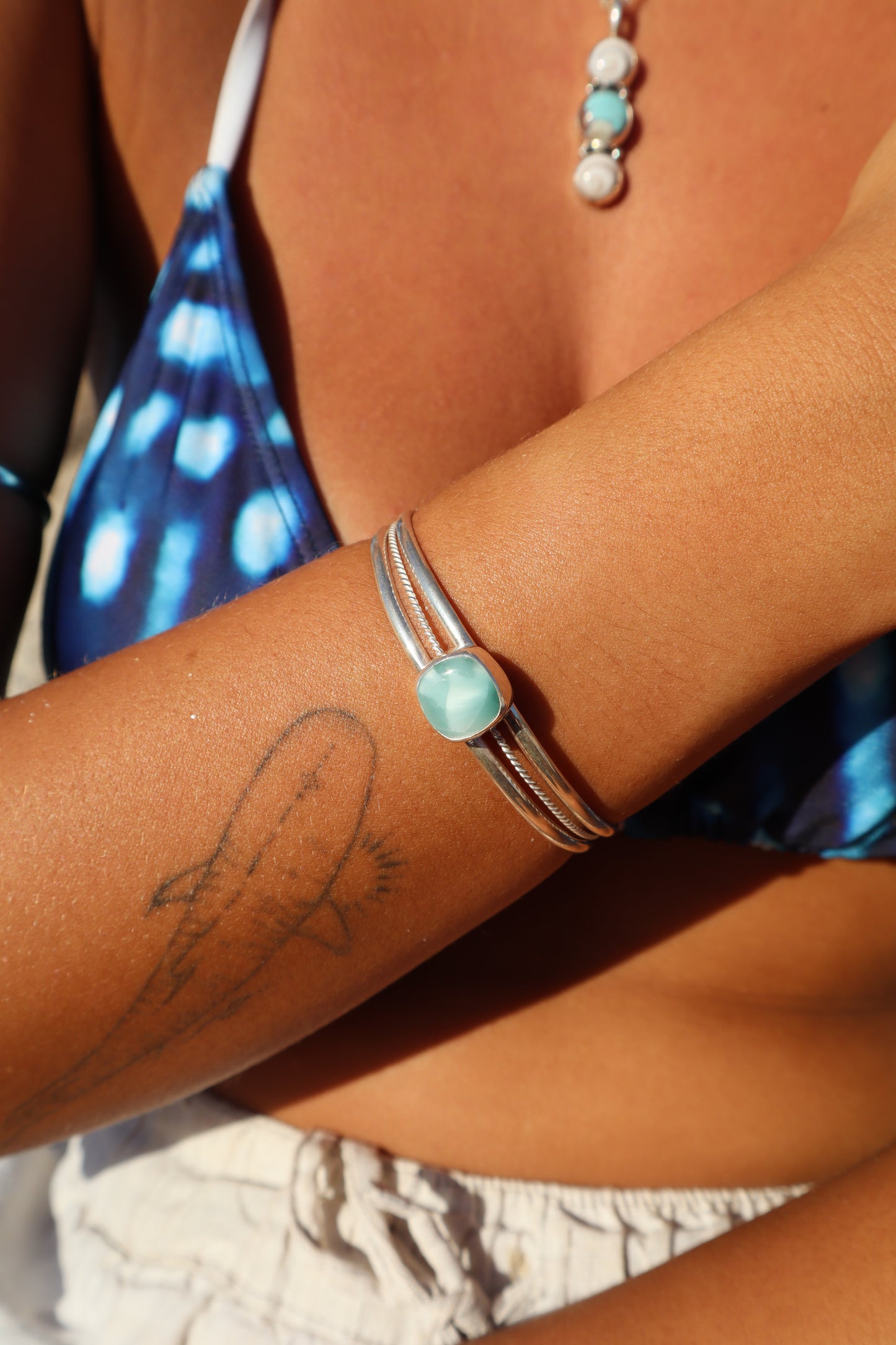 Twisted Hemimorphite Cuff