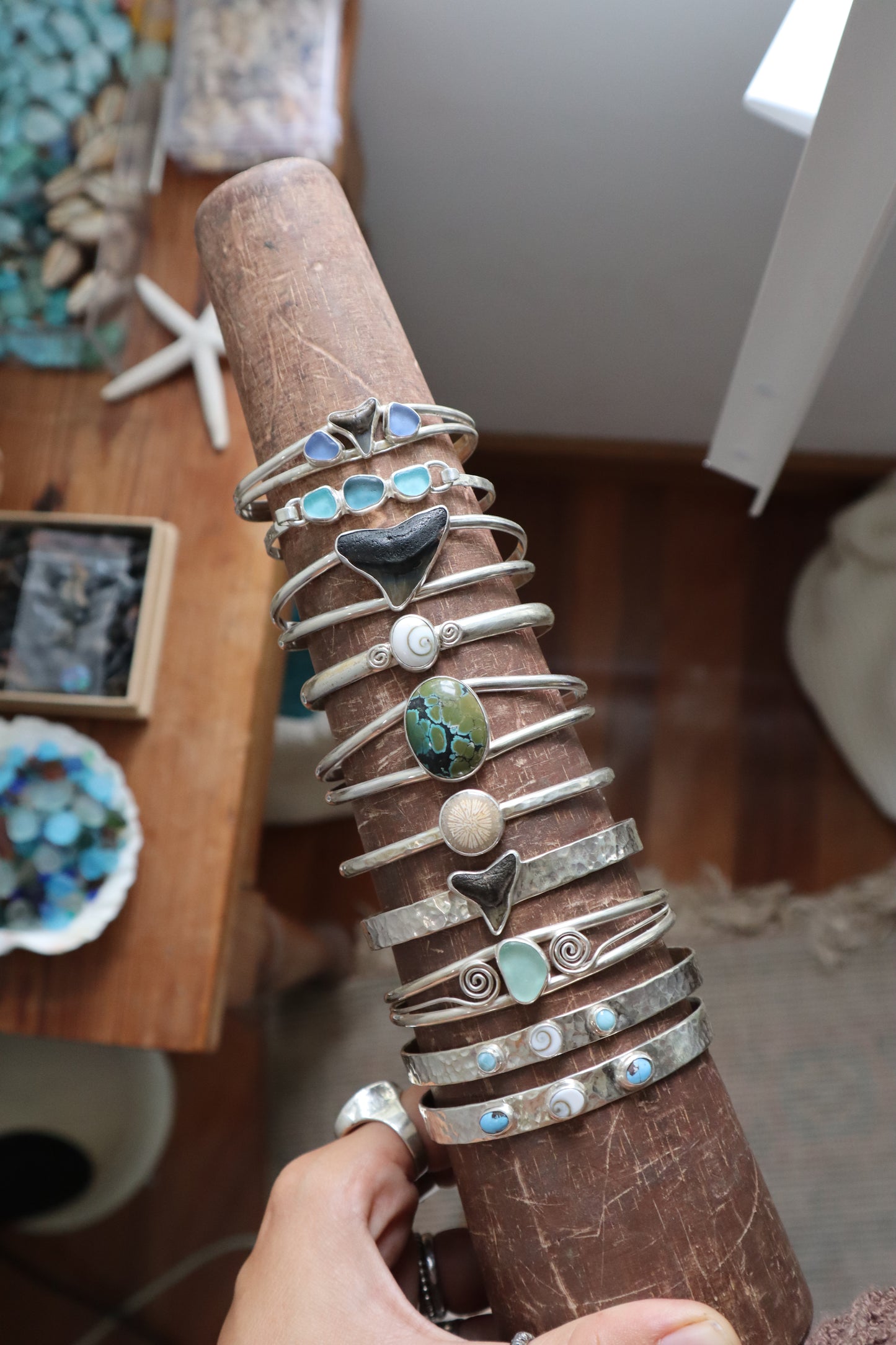 Seaglass Clasp Bracelet