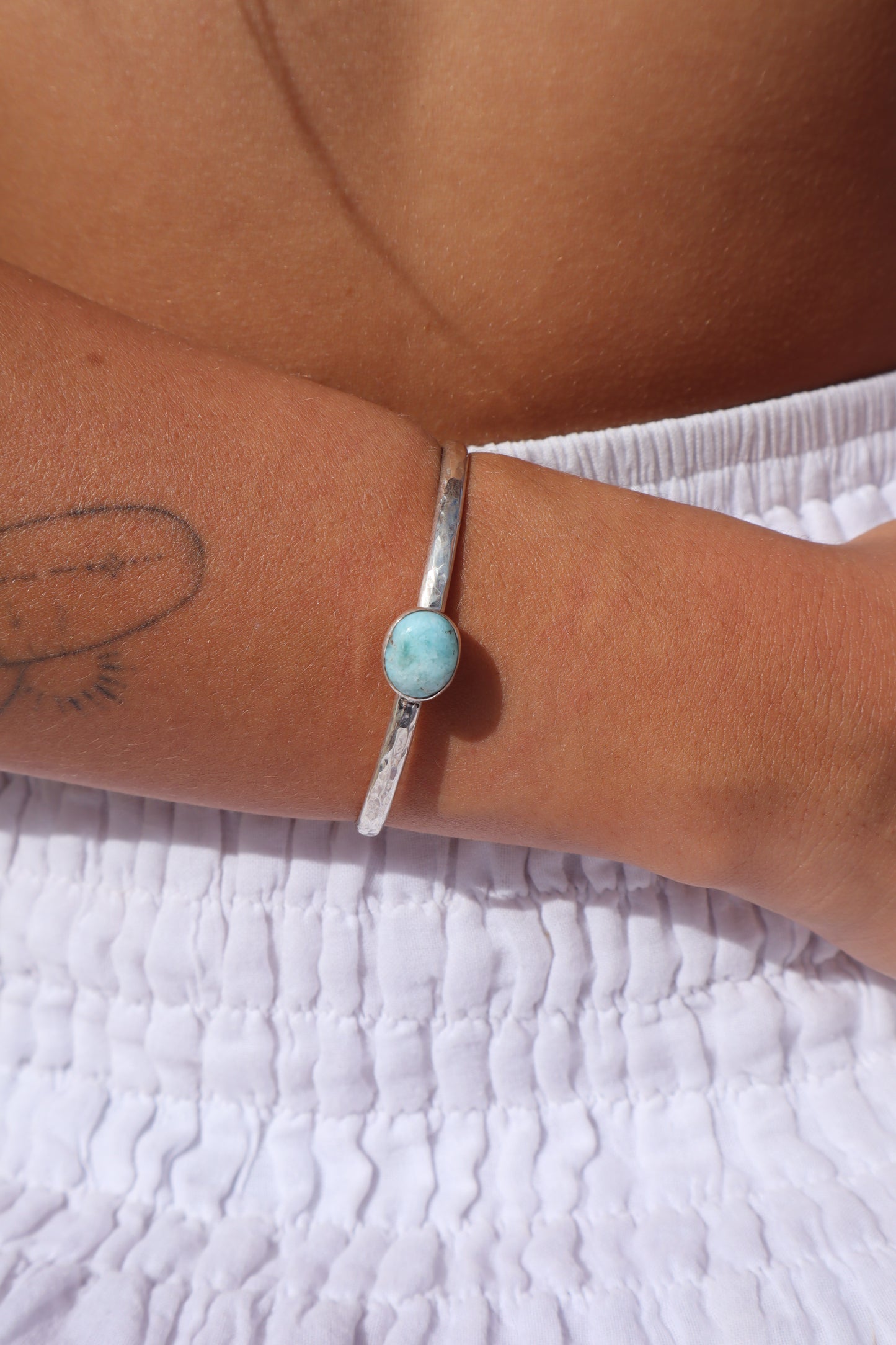 Larimar Wanderer Cuff