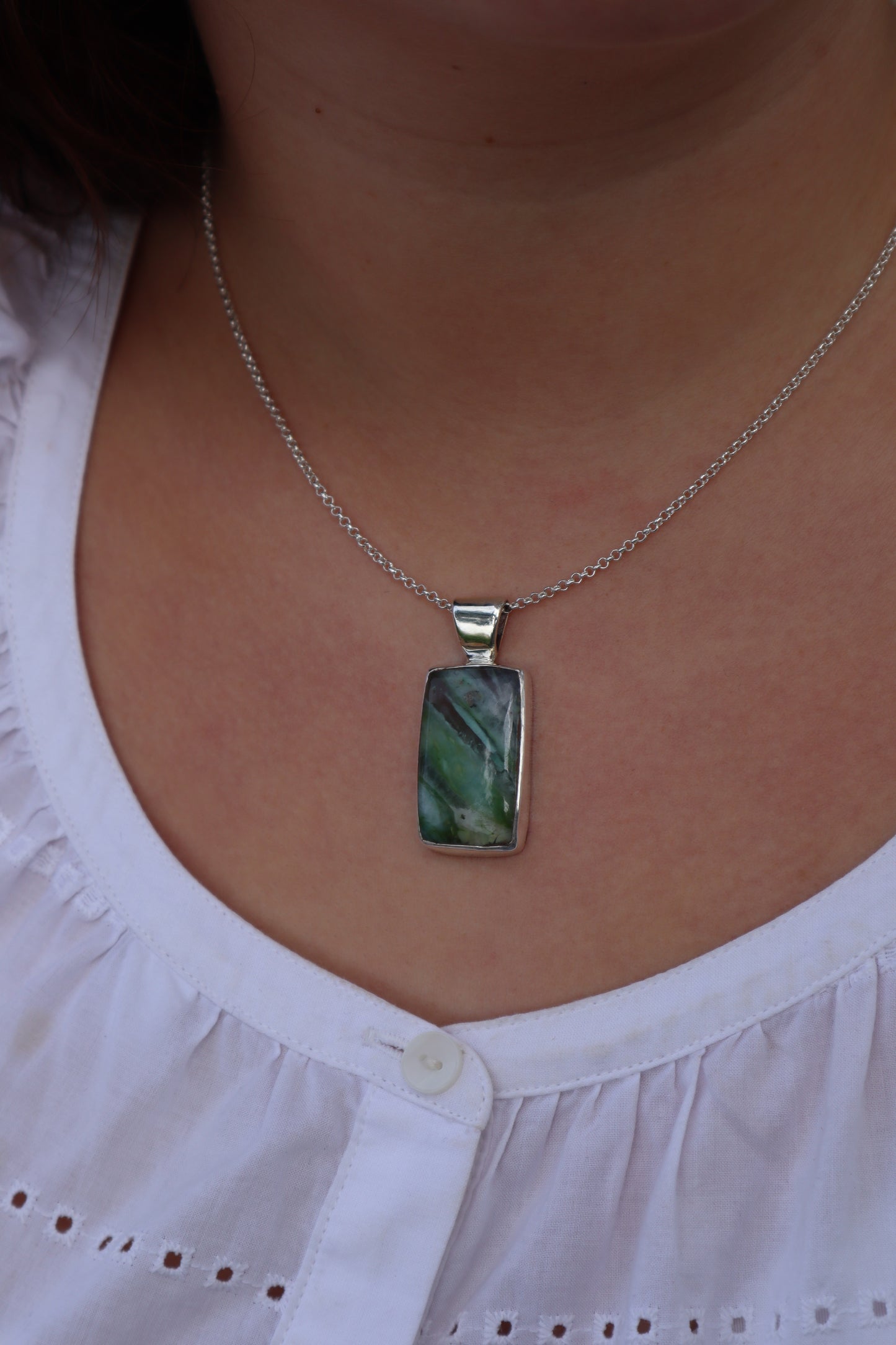 Peruvian Opal Pendant