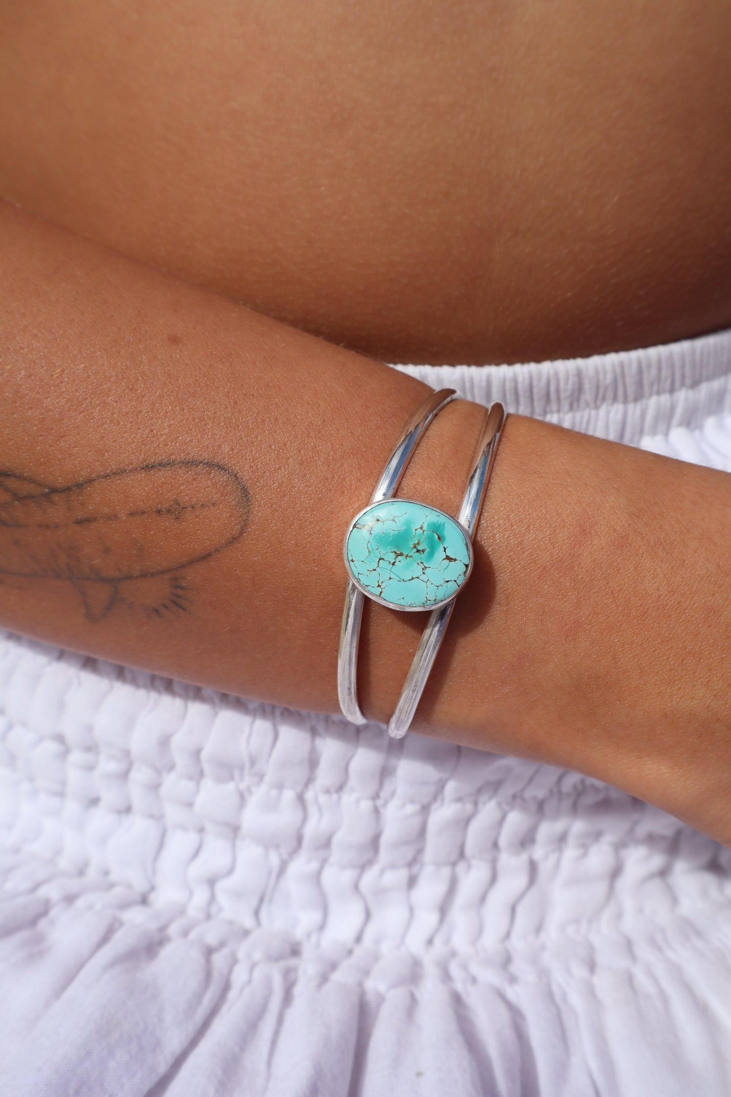 Bright Turquoise Tidal Cuff