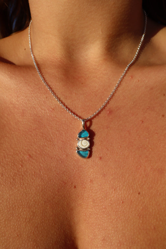 Blue Sea Charm Pendant
