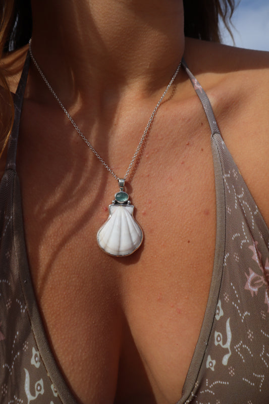 Kyanite Sea Fan Pendant