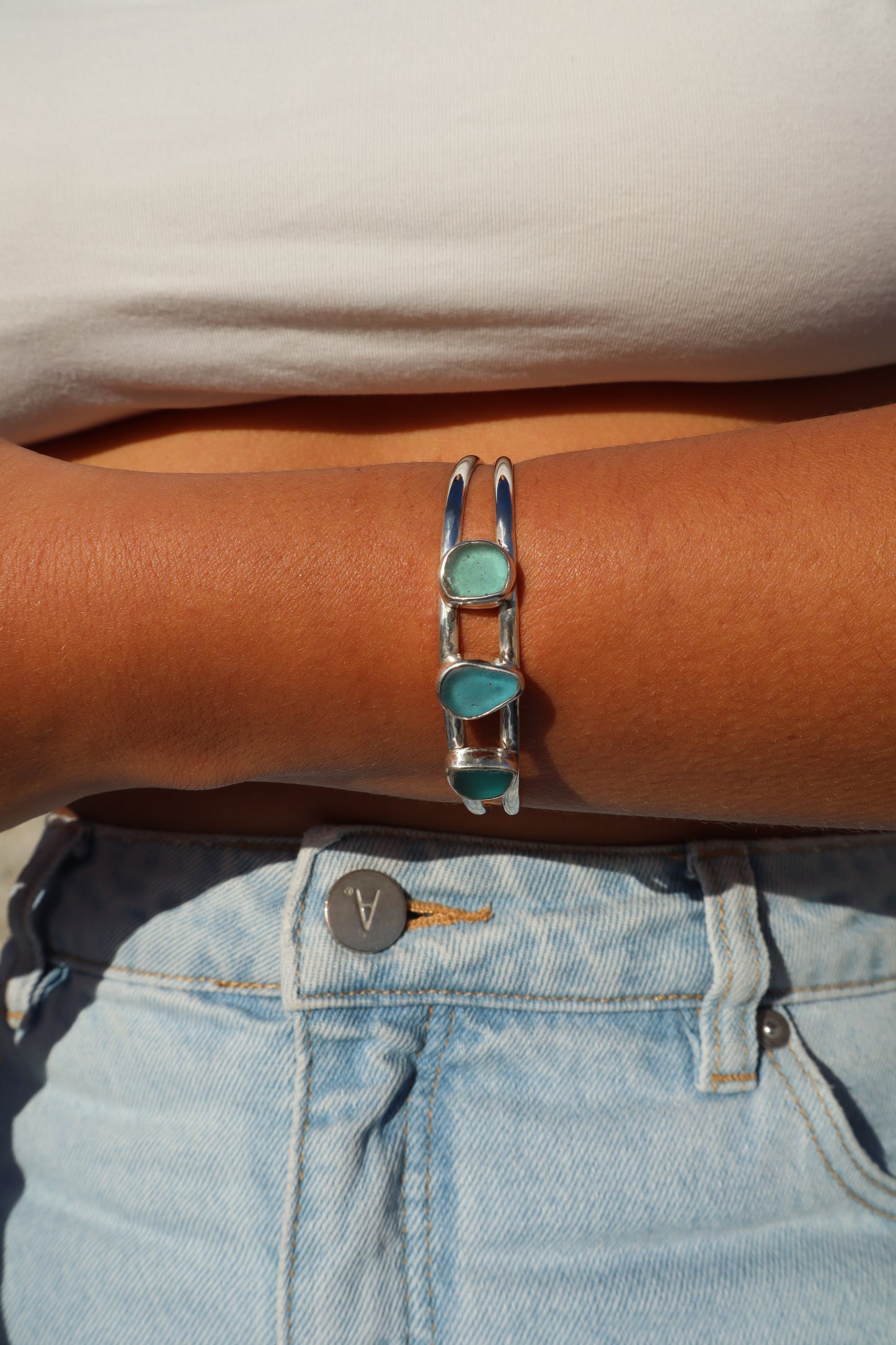Seaglass Tidal Cuff