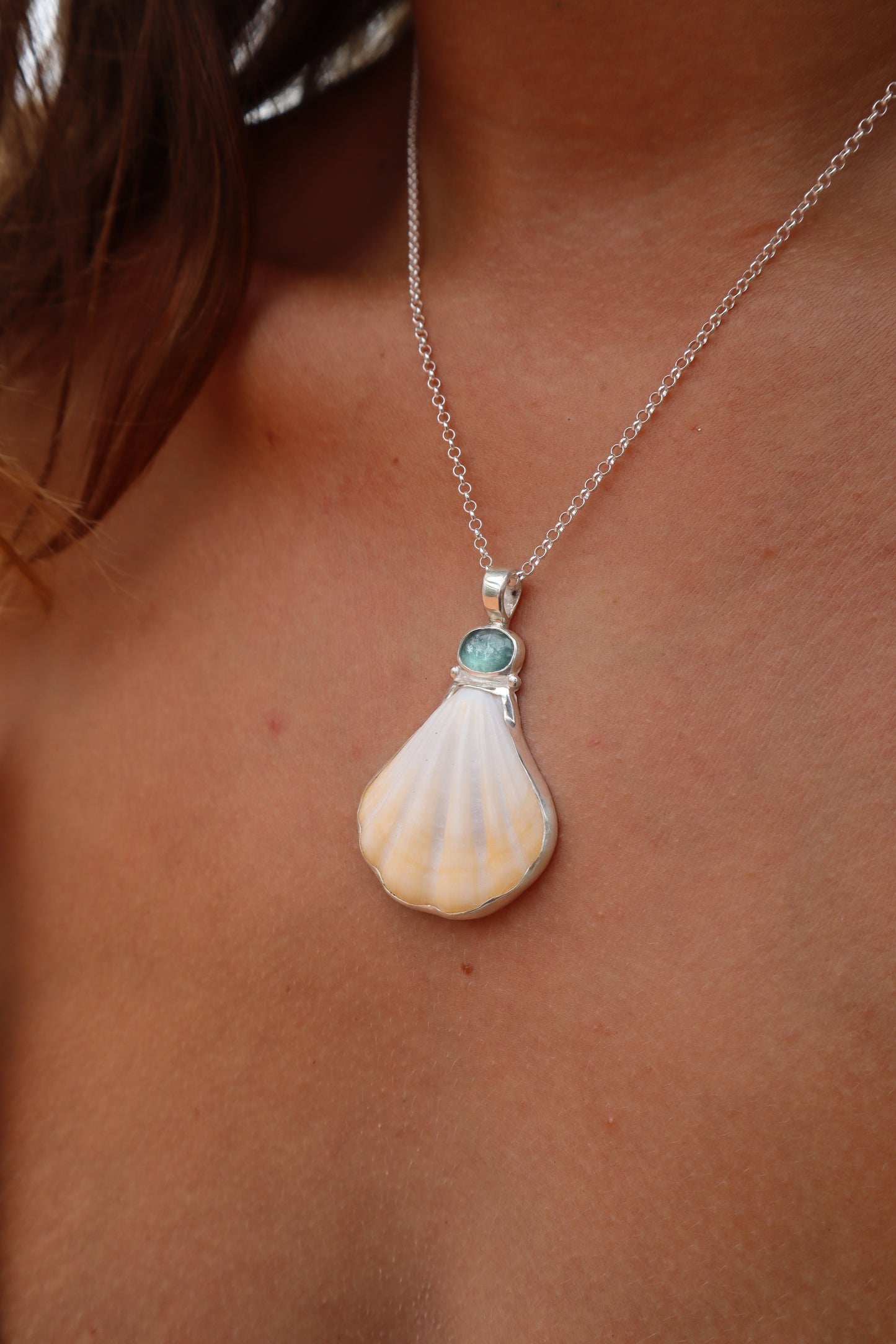 Apatite Sea Fan Pendant