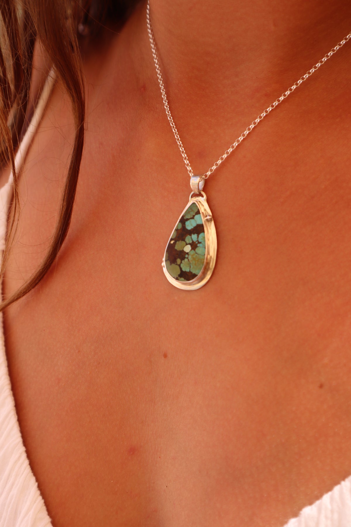 Turquoise Mirror Pendant