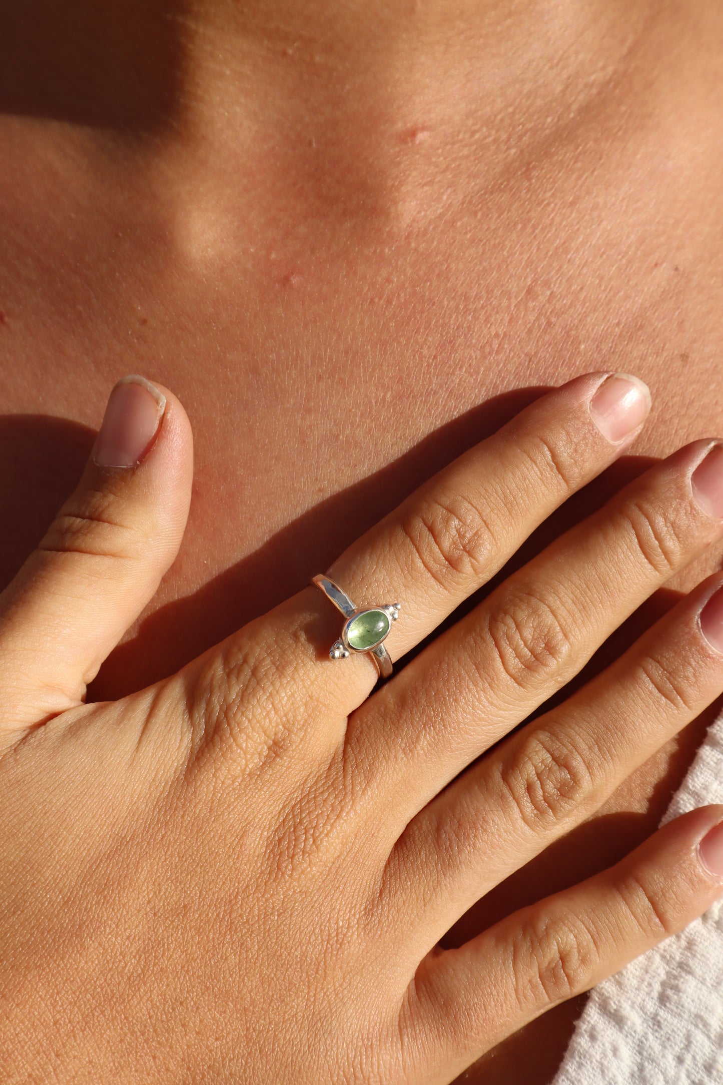 Dainty Kyanite Ring SIZE S - 9 1/4