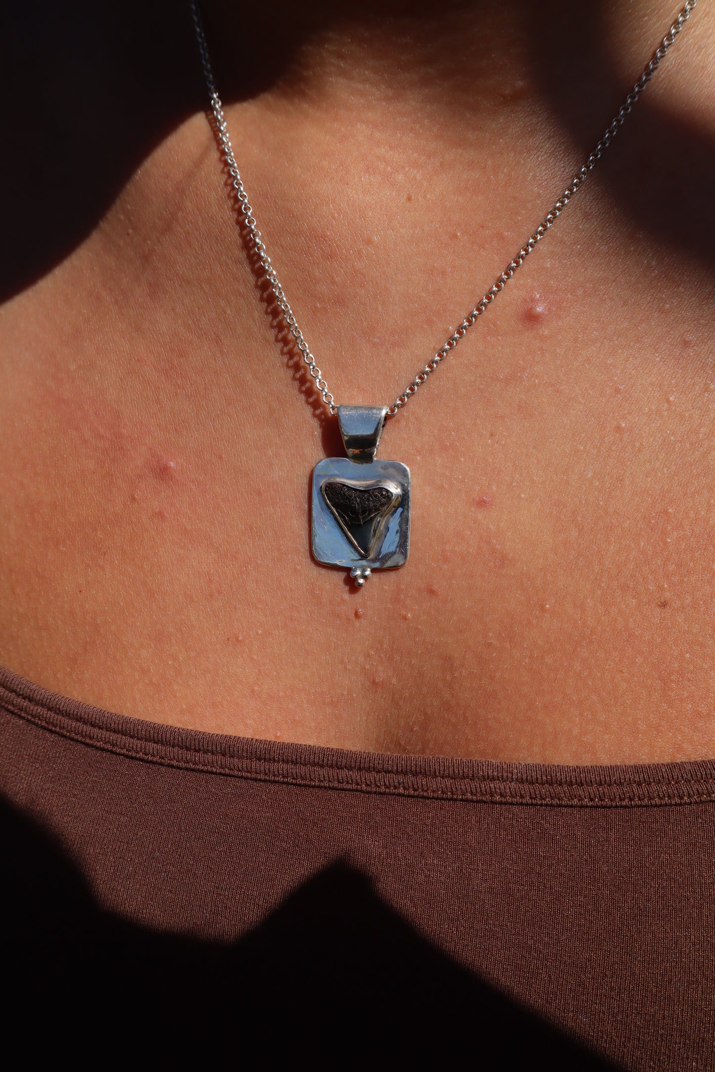 Shark Tooth Frame Pendant