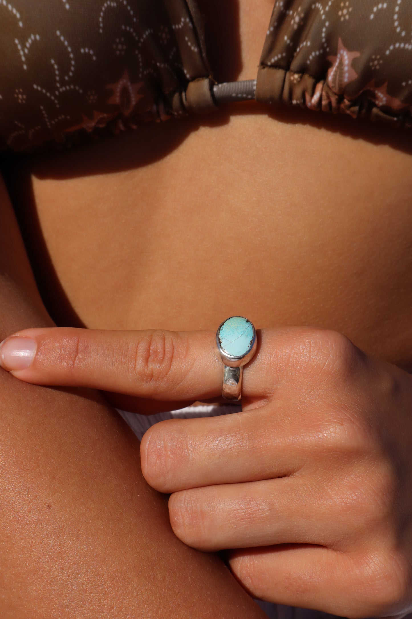Turquoise Ring SIZE 0 1/2 - 7 1/2