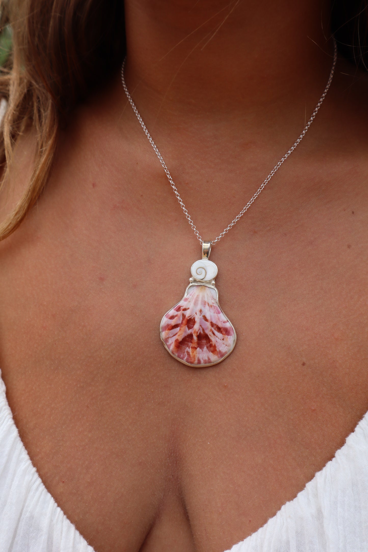 Operculum Sea Fan Pendant