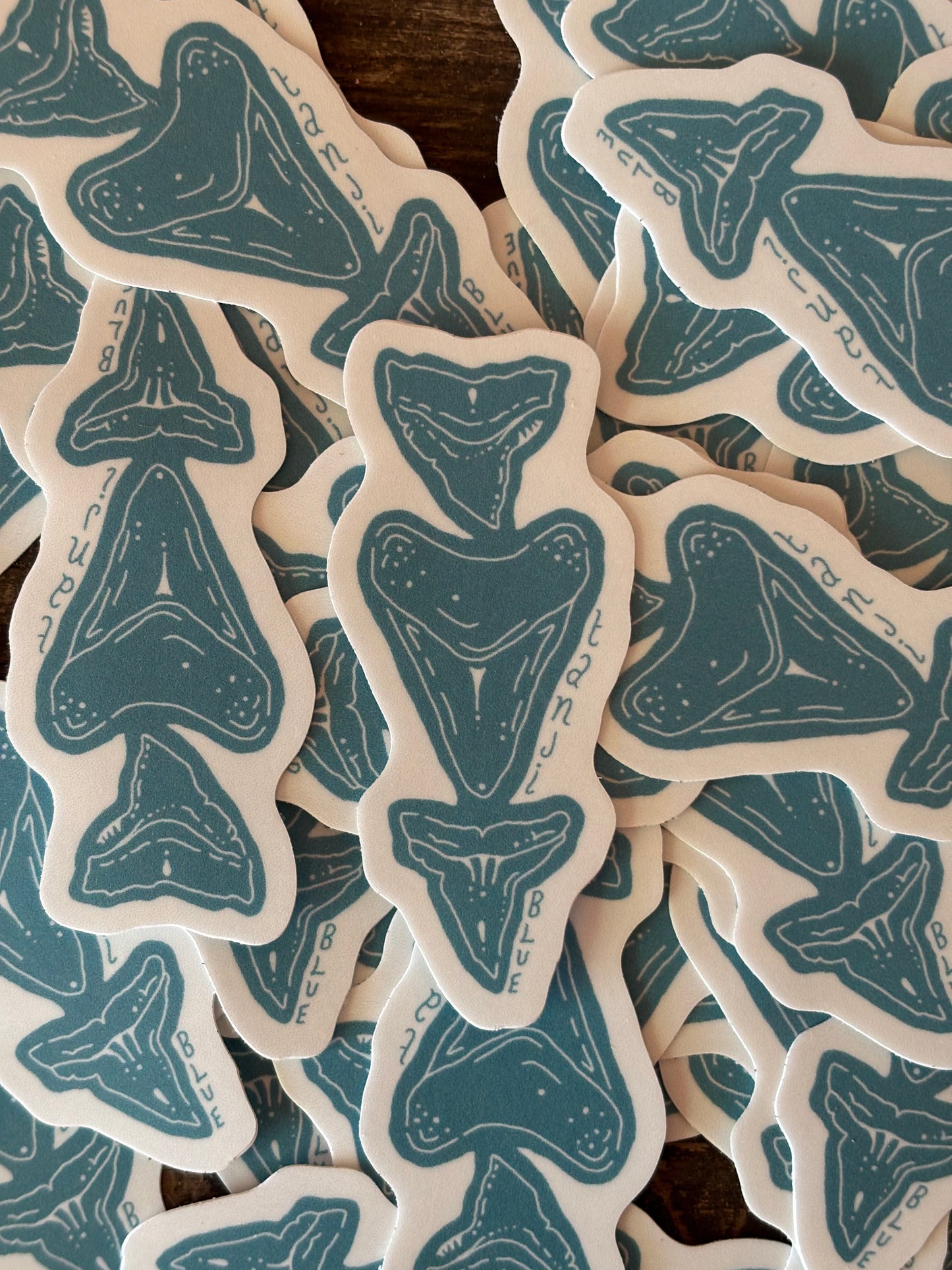 Shark Teeth Sticker