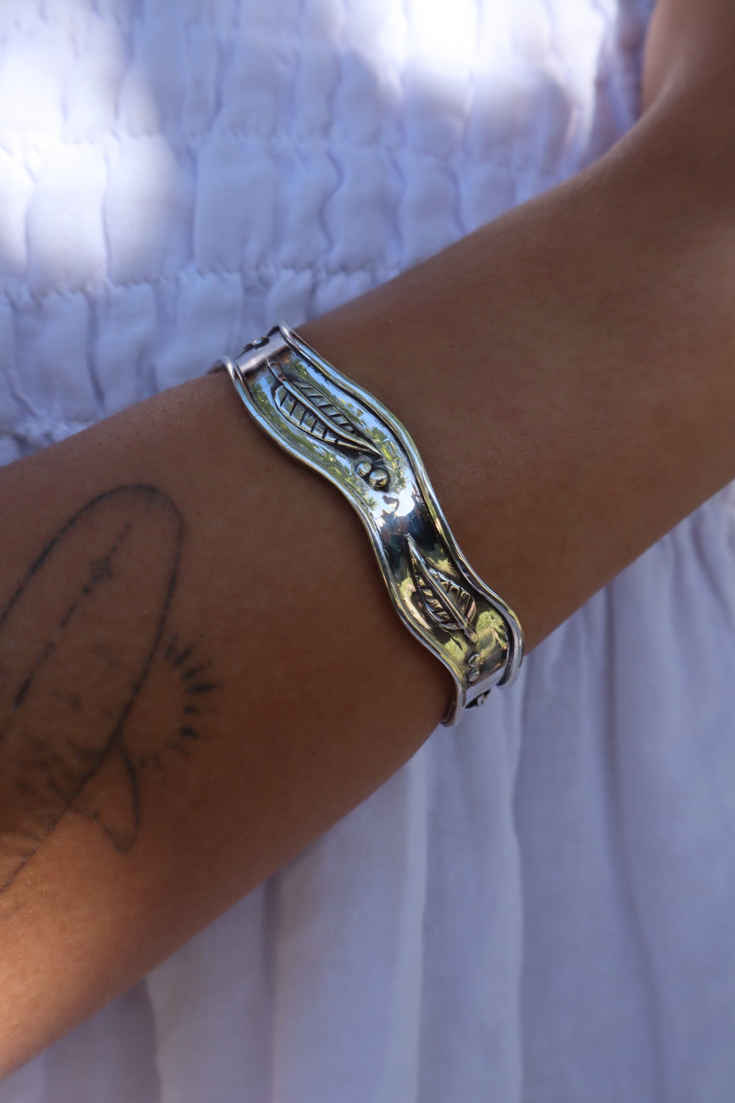 Wavy Leaf Cuff