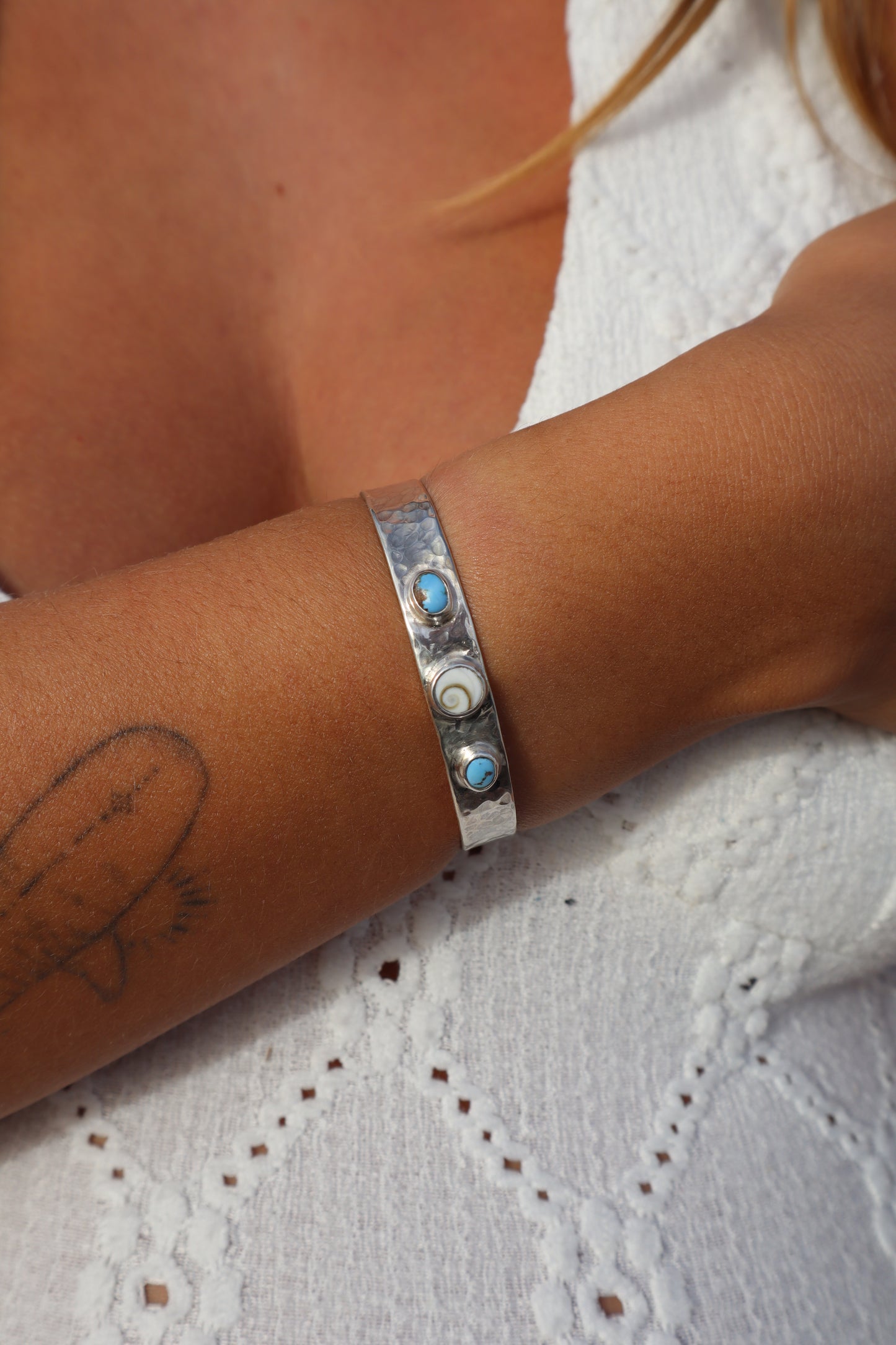 Turquoise x Operculum Marella Cuff