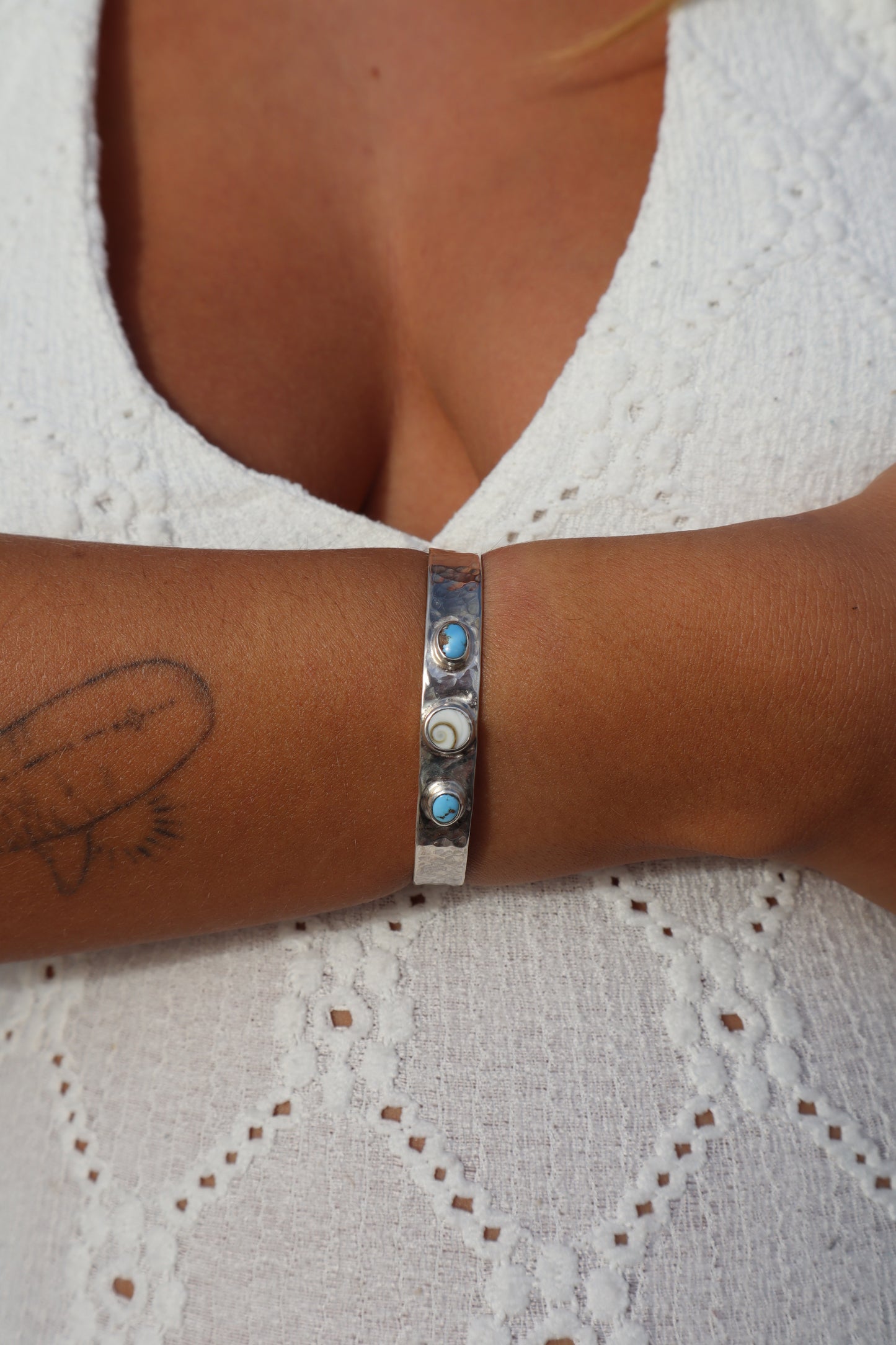 Turquoise x Operculum Marella Cuff