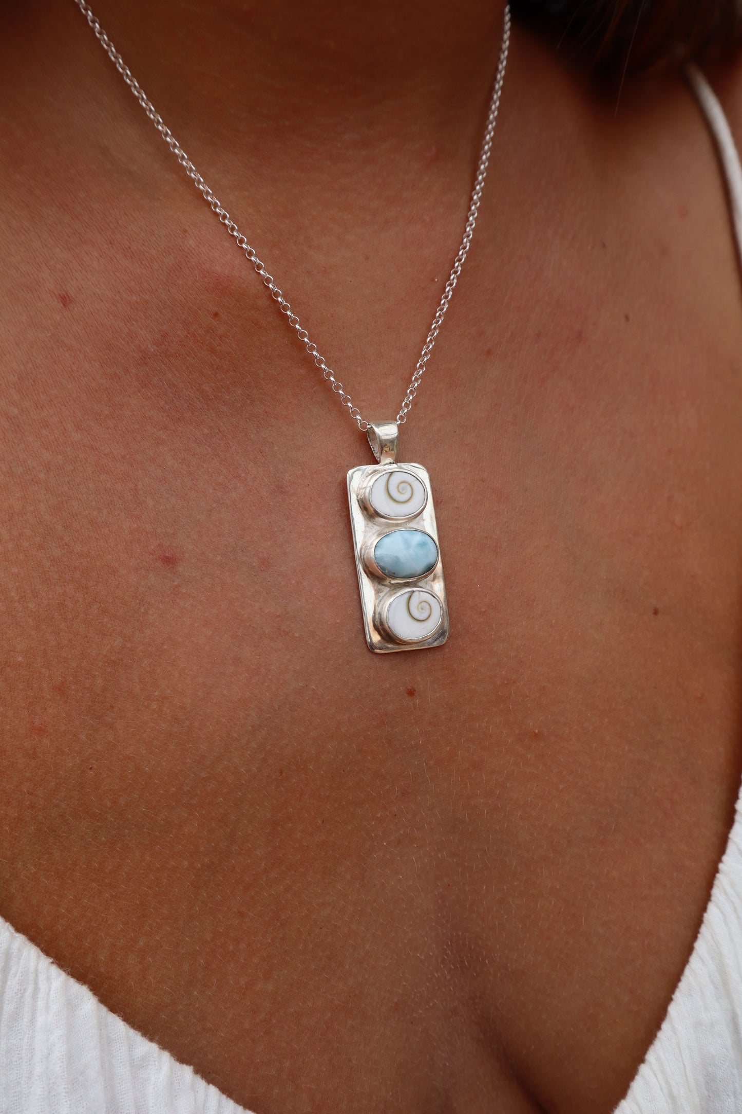 Larimar Sea Stack Pendant