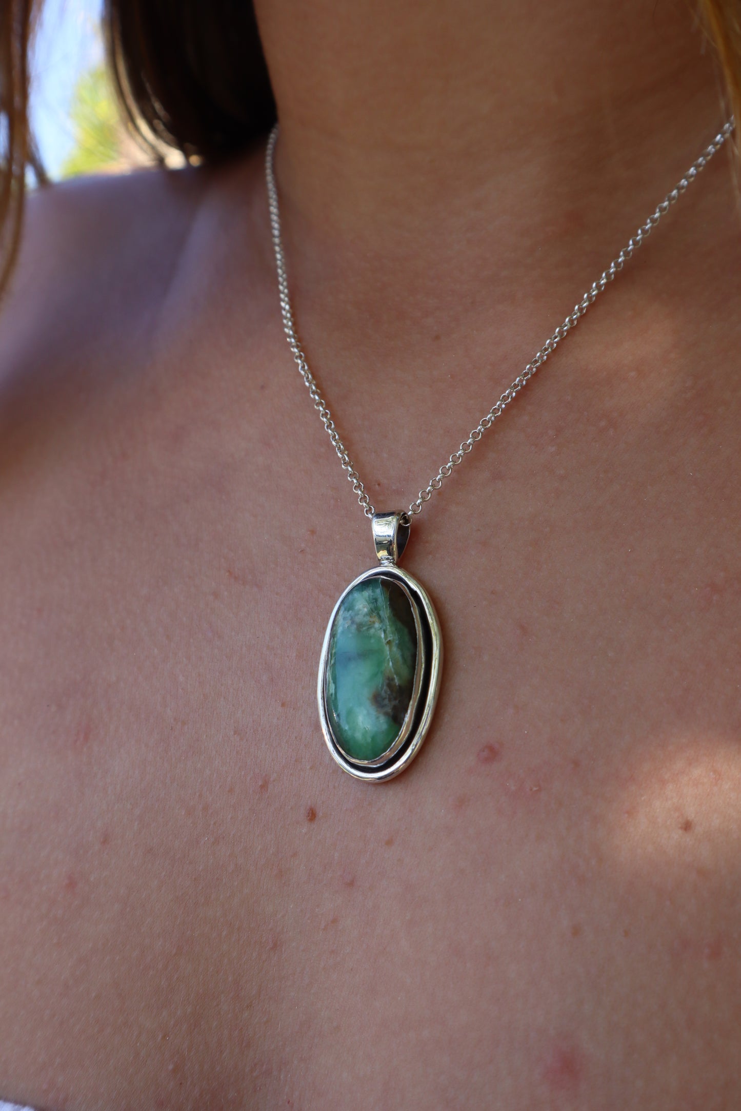 Peruvian Opal Pendant