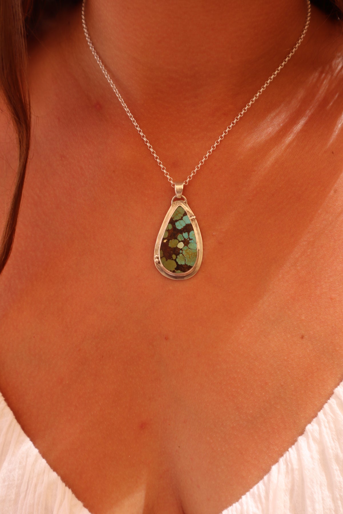 Turquoise Mirror Pendant
