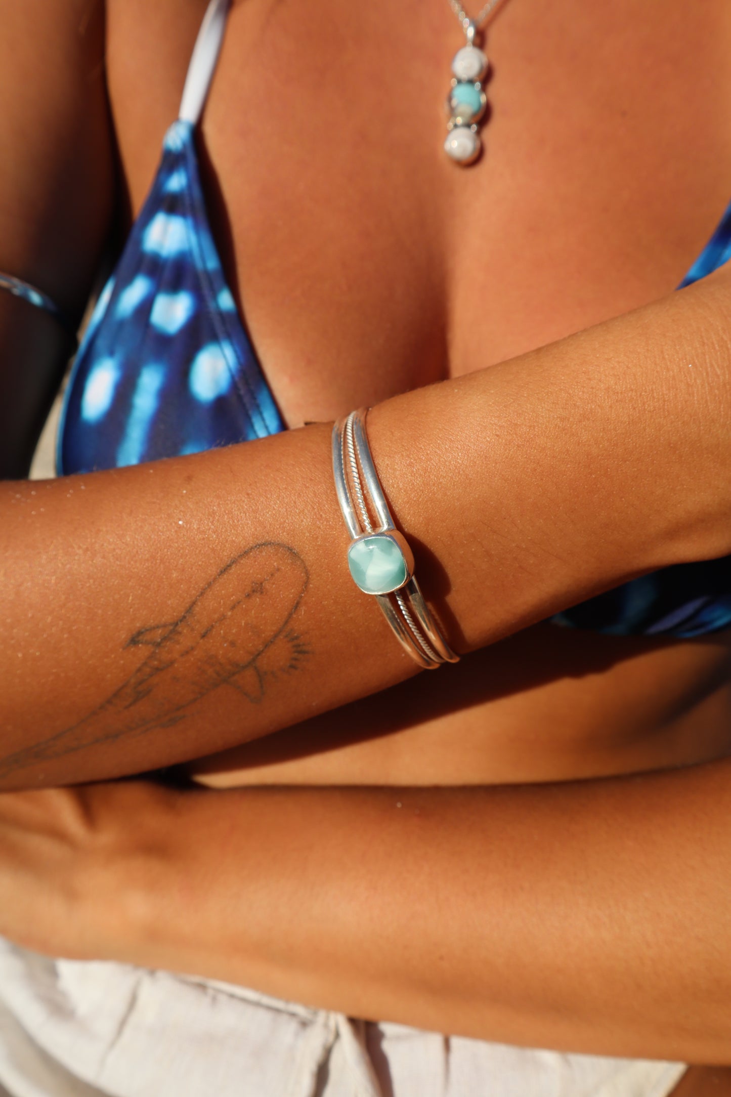 Twisted Hemimorphite Cuff