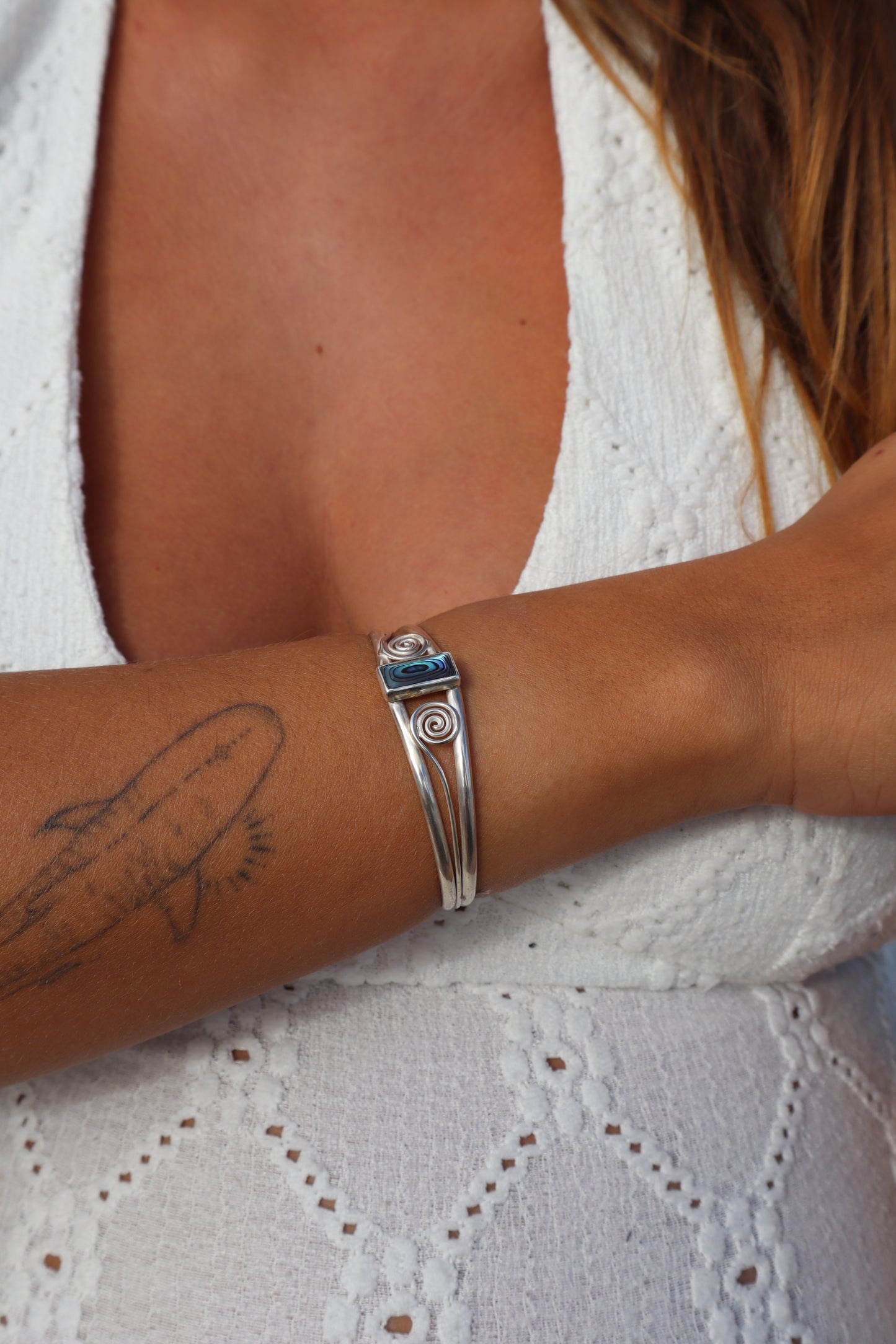 Spiral Abalone Tidal Cuff
