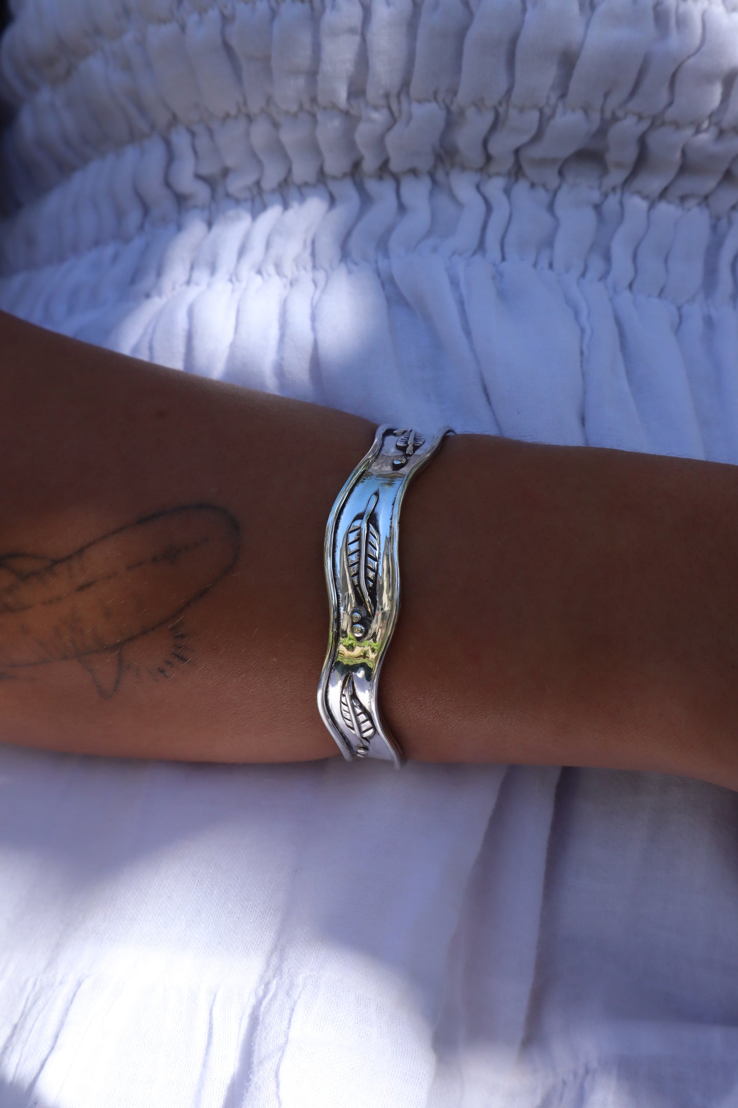 Wavy Leaf Cuff