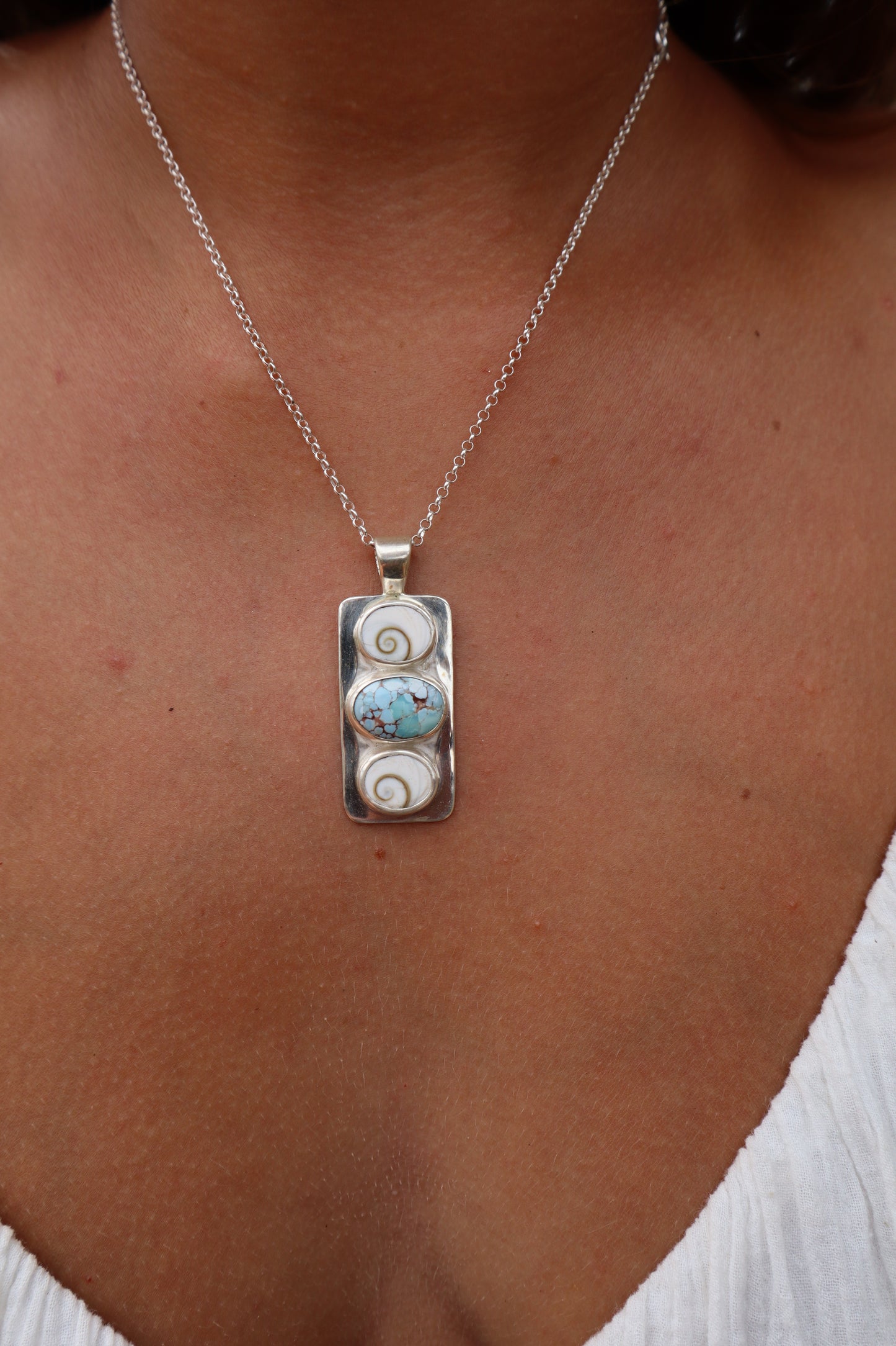 Turquoise Sea Stack Pendant