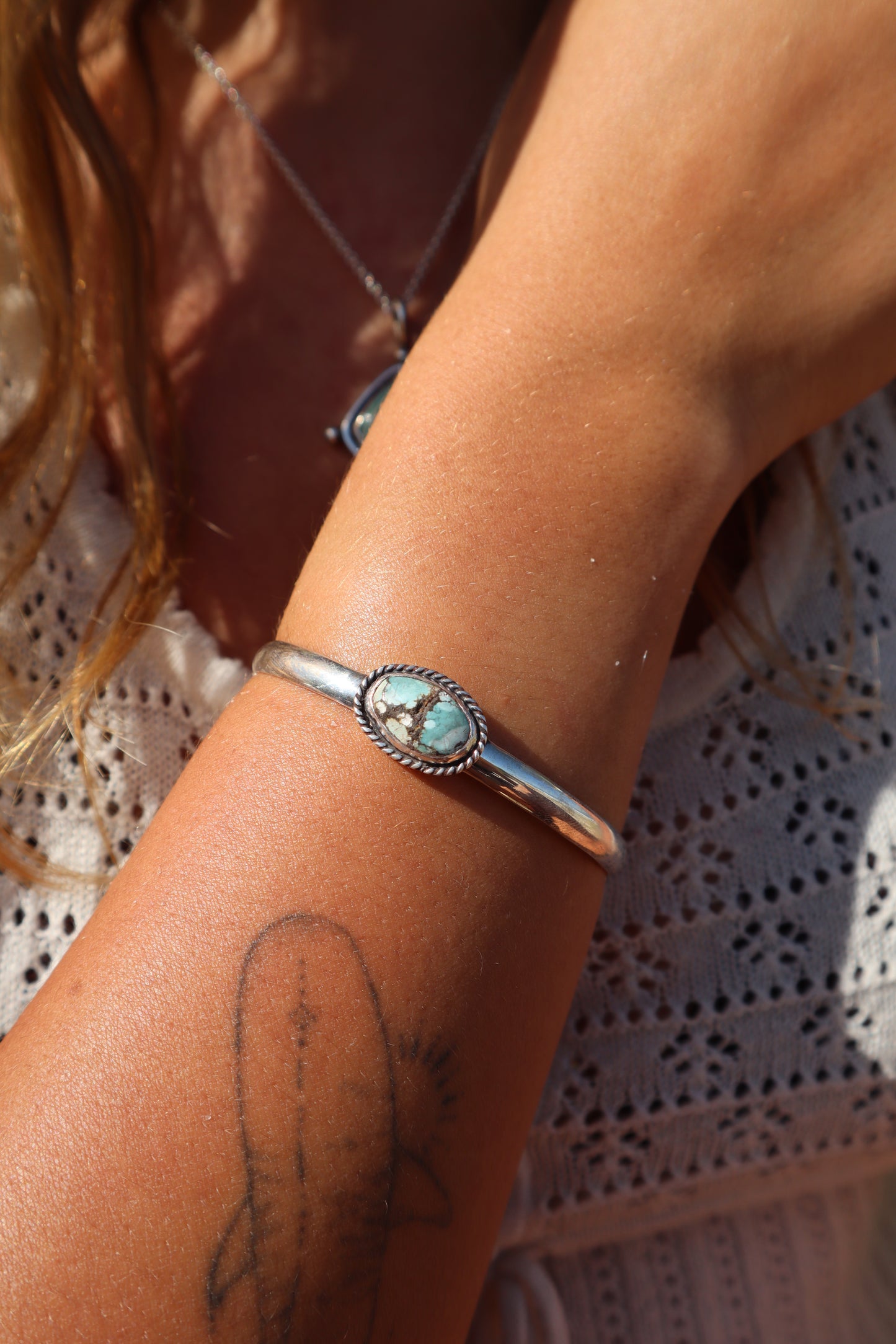 Twisted Turquoise Cuff