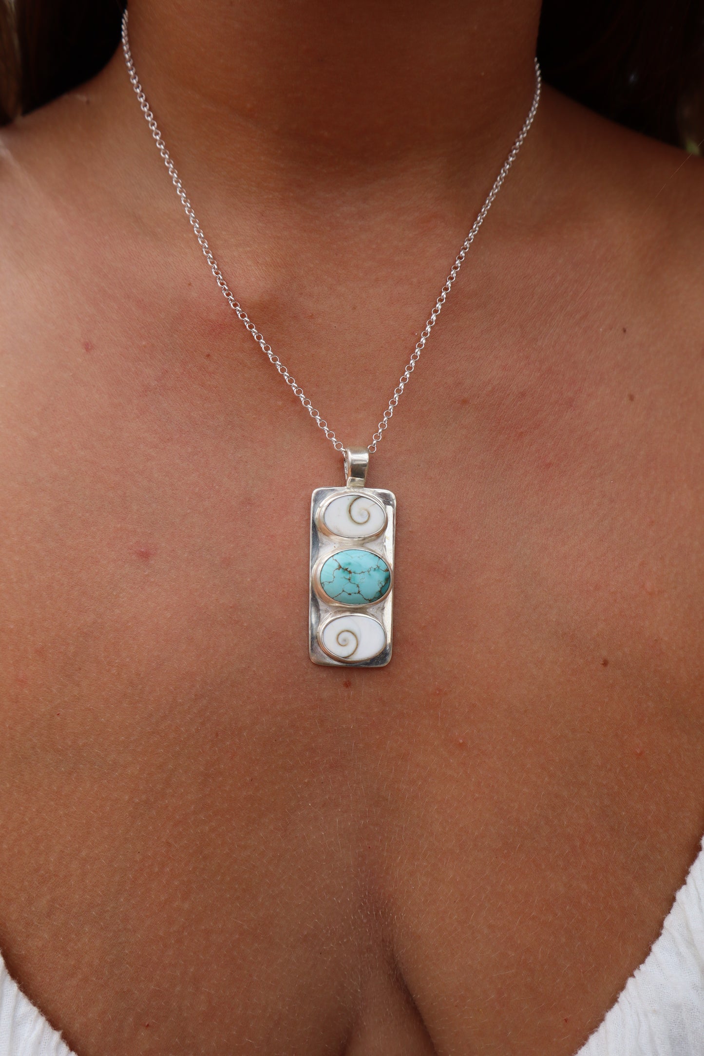 Turquoise Sea Stack Pendant