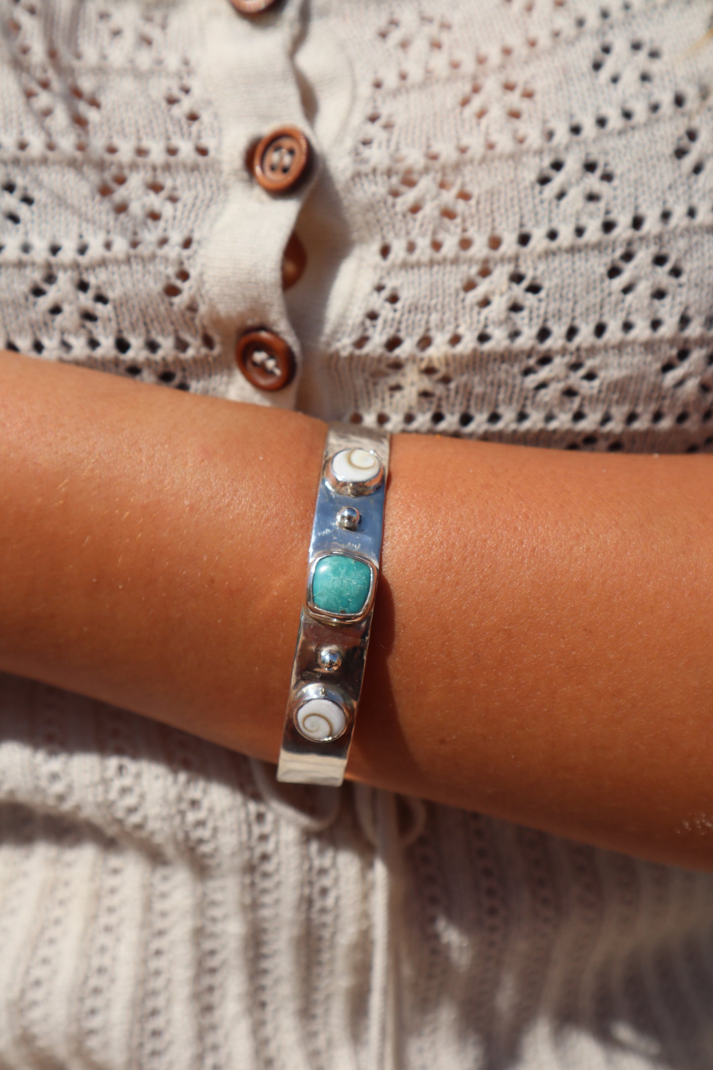 Operculum x Turquoise Marella Cuff
