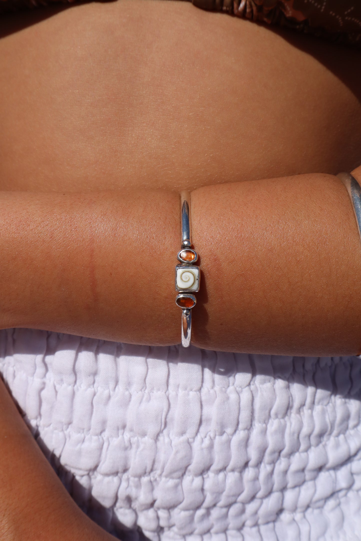 Orange kyanite Reef Cuff